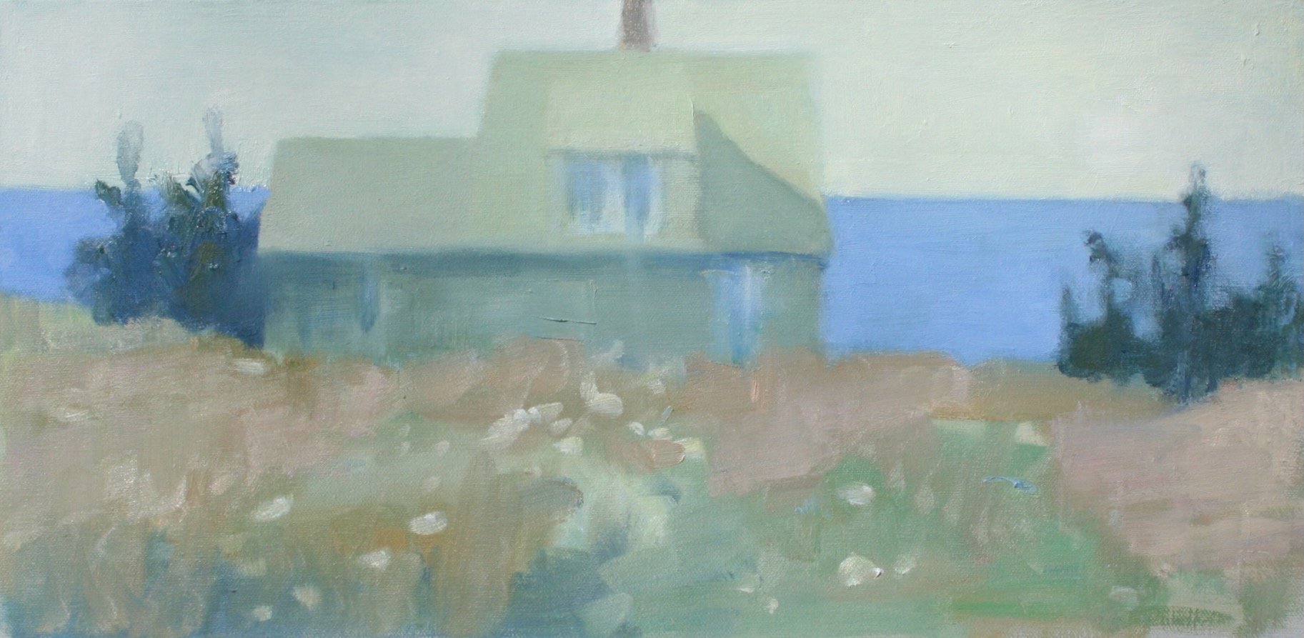 Finally Here (10 in x 20 in framed) *available at Threadneedle Gallery, Newburyport, MA  *SOLD