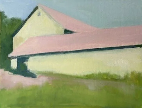 The Coolness Within (2025, oil on canvas, 14 in x 18 in) *available at Findings Art Gallery, Lynchburg, VA