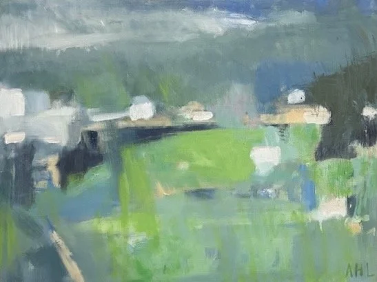 "Clearing Shower" (2025, oil on canvas, ) *available at Annie Gould Gallery, Gordonsville, VA 
