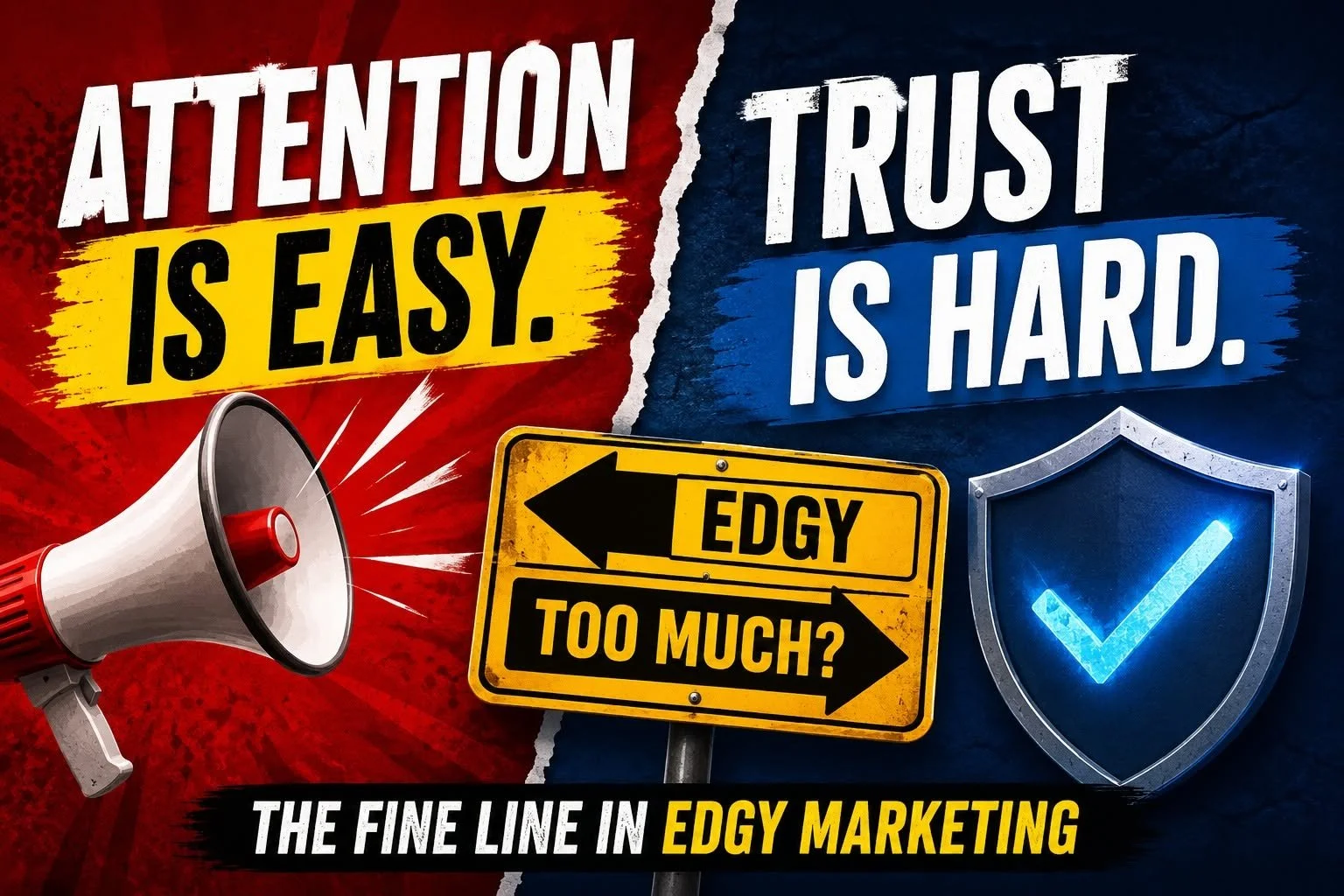Attention Is Easy. Trust Is Hard. The Fine Line Between Edgy Marketing and Brand Damage