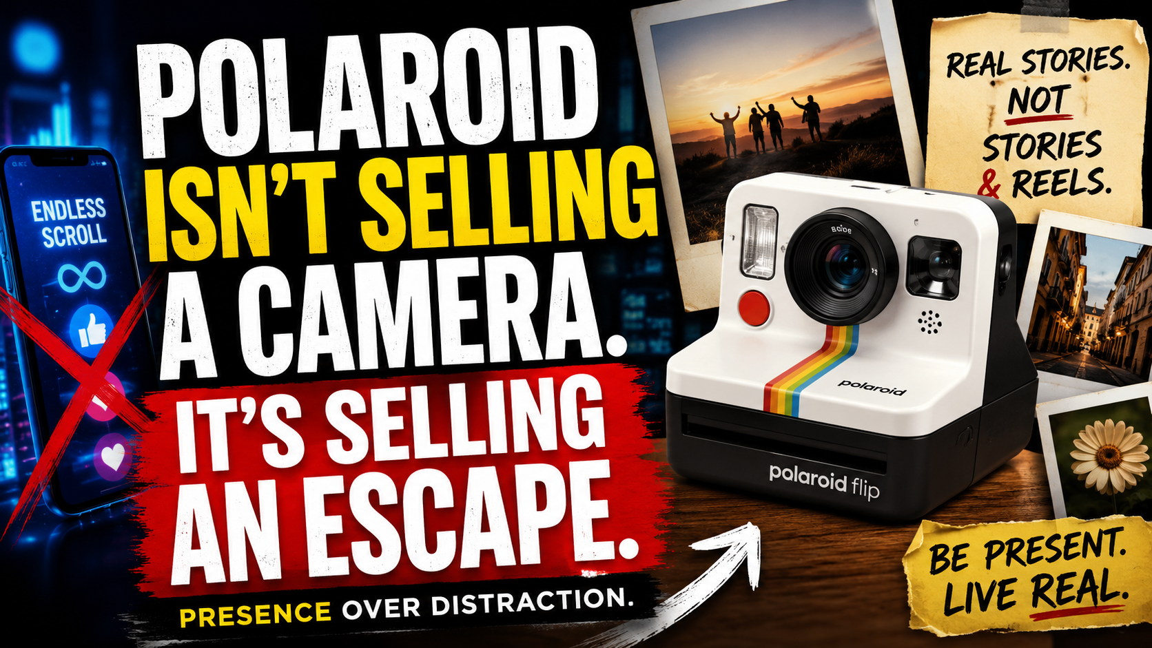 Polaroid Isn’t Selling a Camera. It’s Selling an Escape.