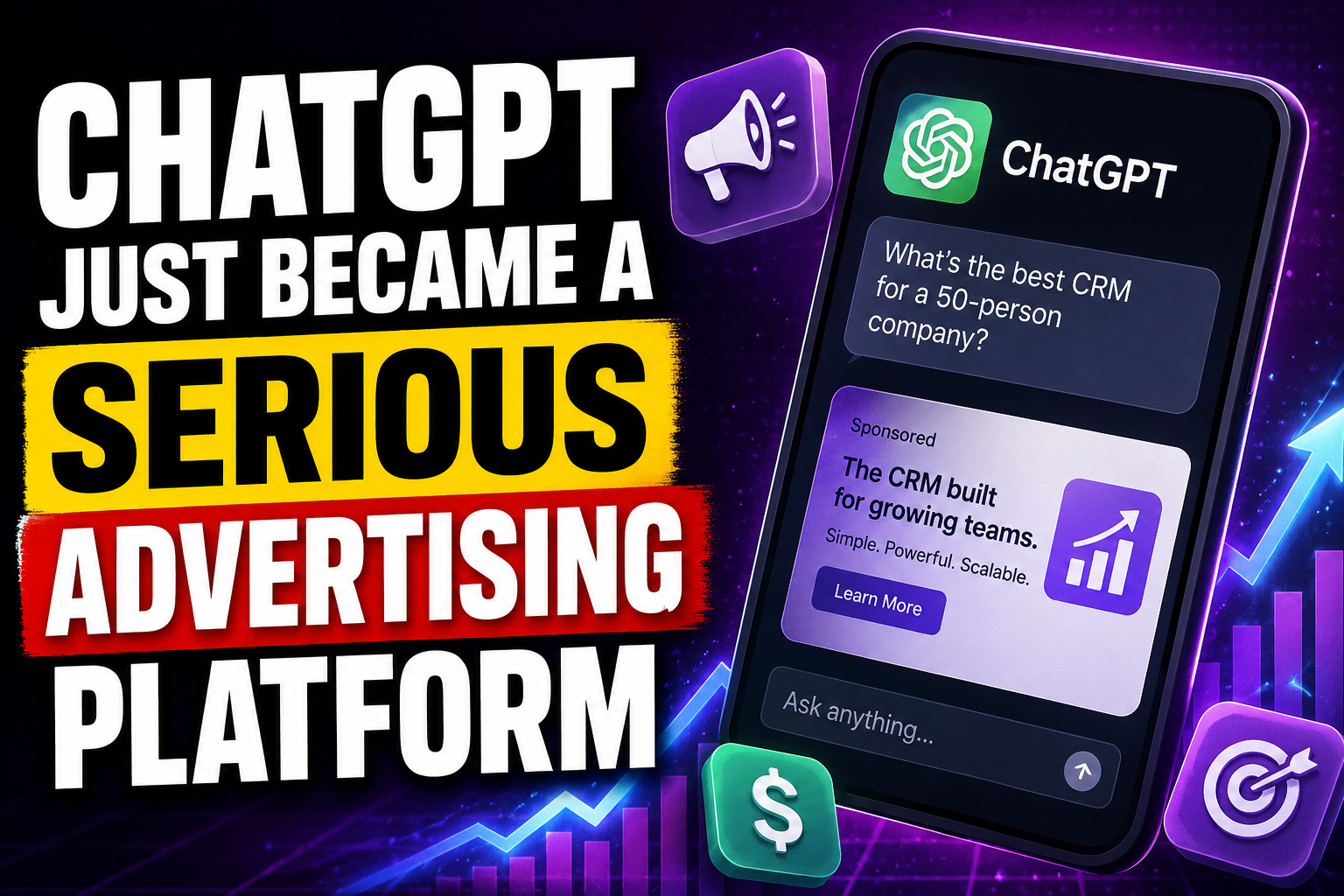 ChatGPT Just Became a Serious Advertising Platform