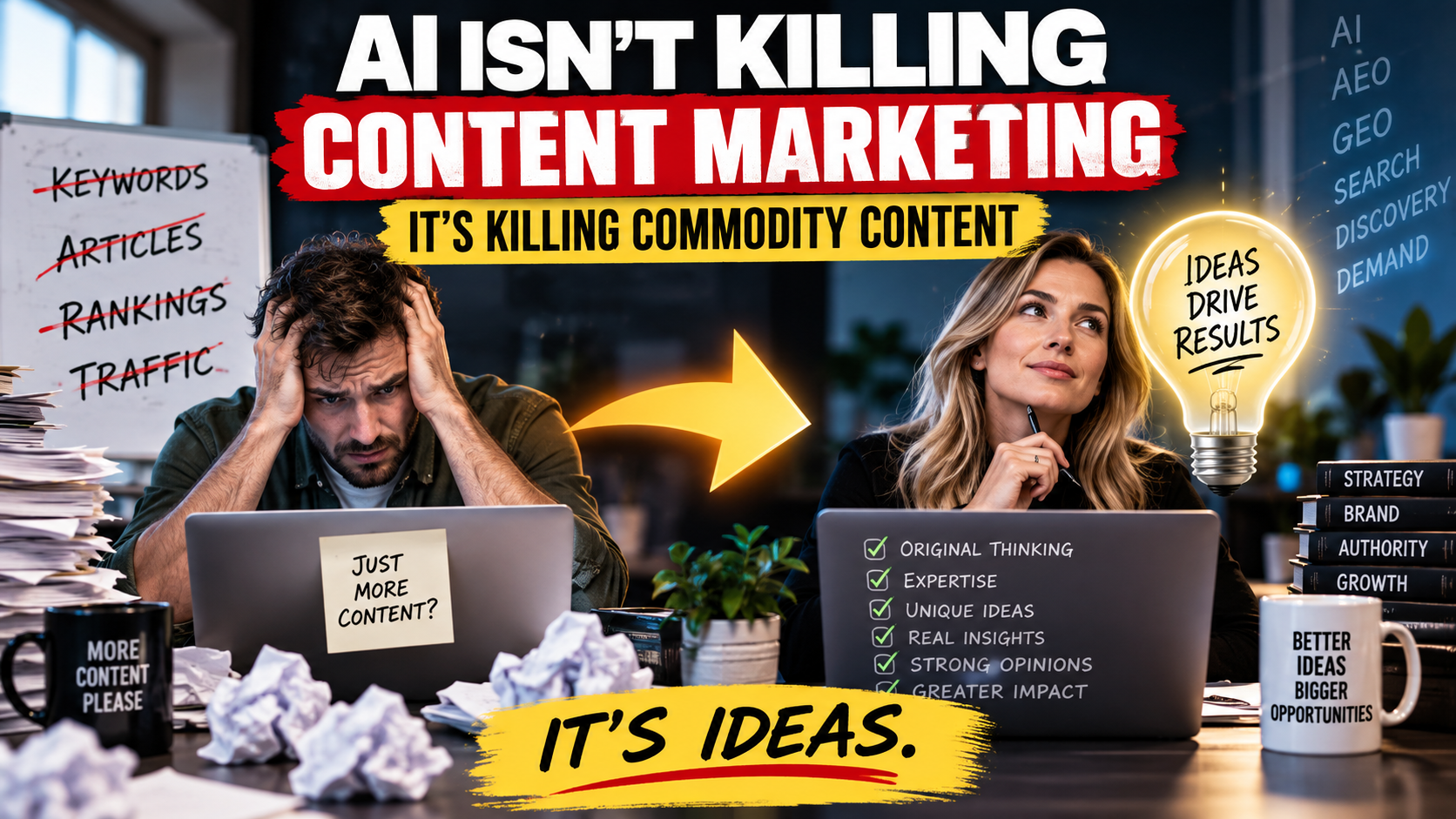AI Isn’t Killing Content Marketing. It’s Killing Commodity Content.
