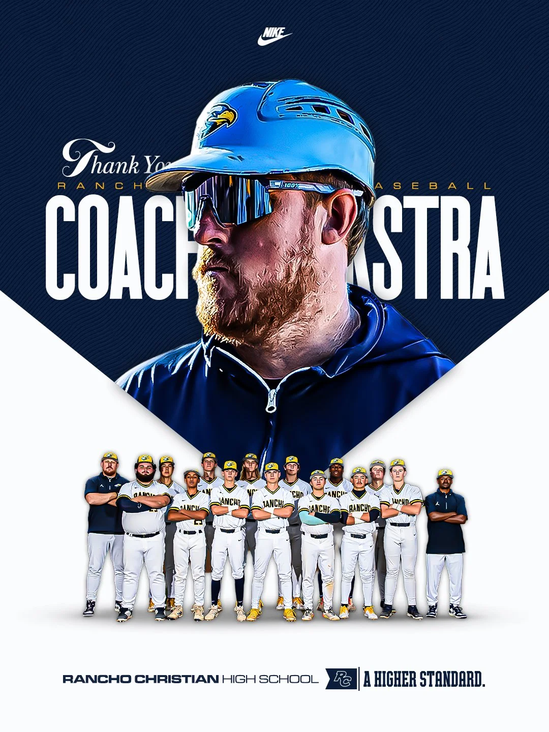 Rancho Christian Celebrates Coach Allan Dykstra’s Baseball Legacy