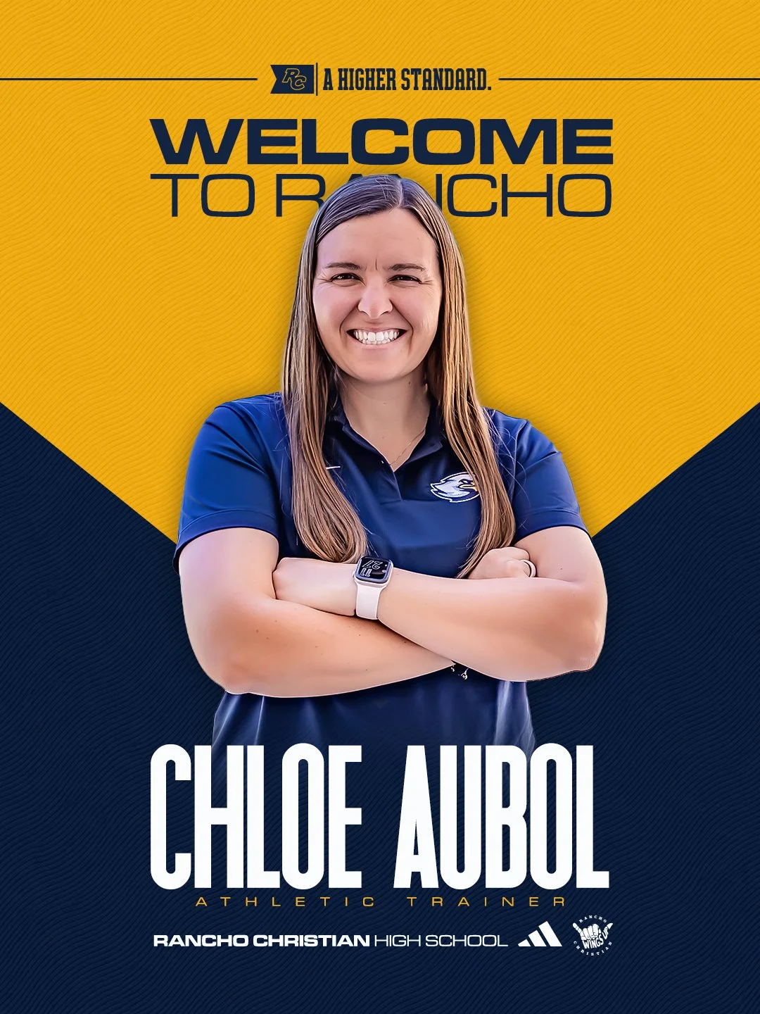 Rancho Christian Welcomes Chloe Aubol as Athletic Trainer