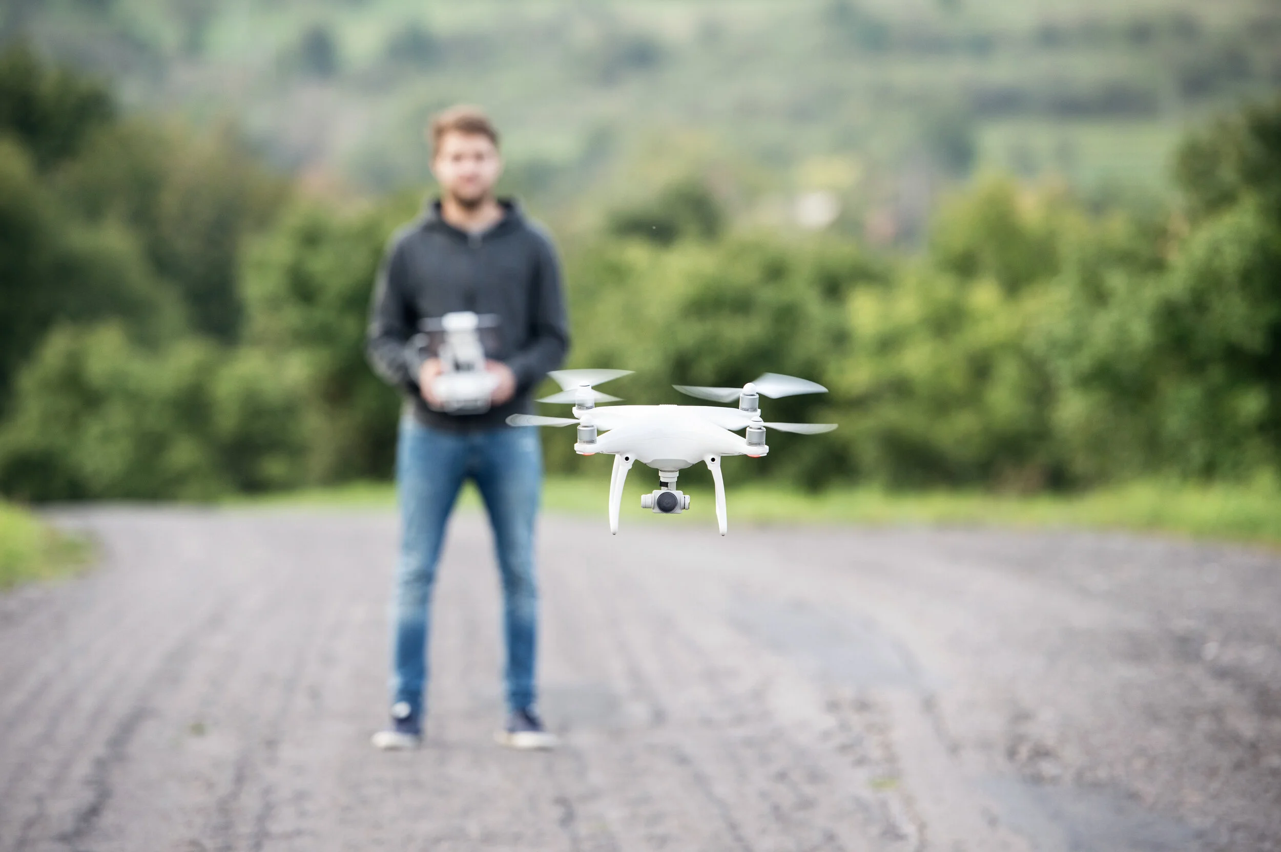 Man with Drone