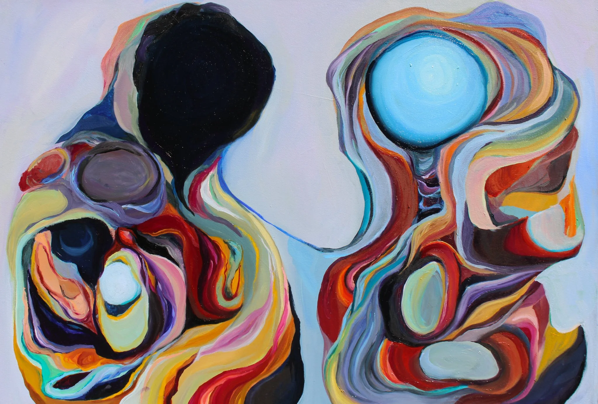 Selves. Oil on canvas. 24x36. 2020.