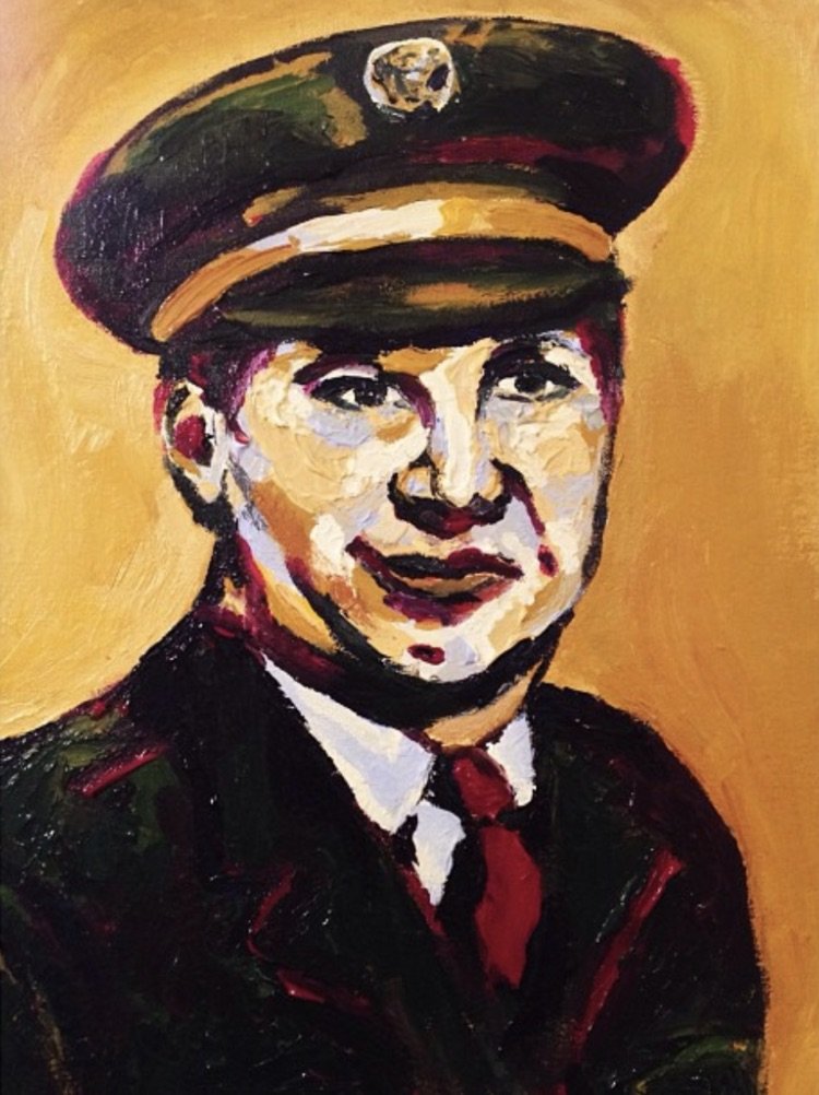 Neb. Acrylic on canvas.