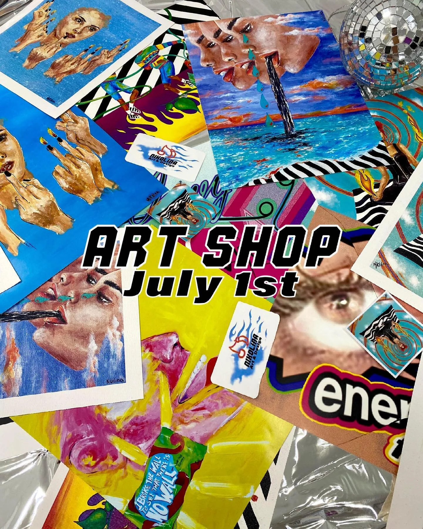 Launching my Art Shop on my website this Thursday, July 1st 〰

Will be offering two finishes of prints: A soft canvas art print, and a glossy poster print. Both finishes are super high quality in both feel and colour!! I&rsquo;m so excited for you al