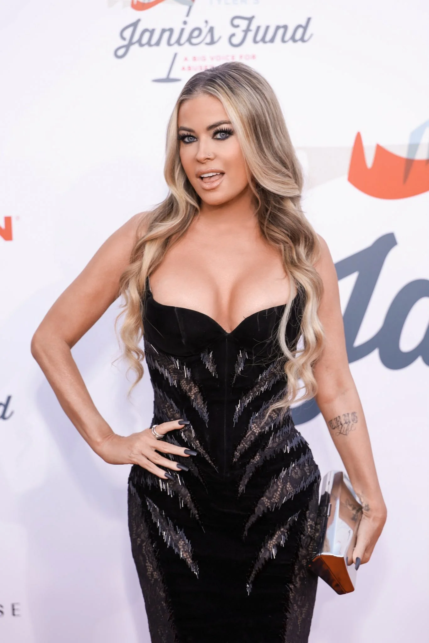 Carmen Electra attends the Jam For Janie GRAMMY Awards party 