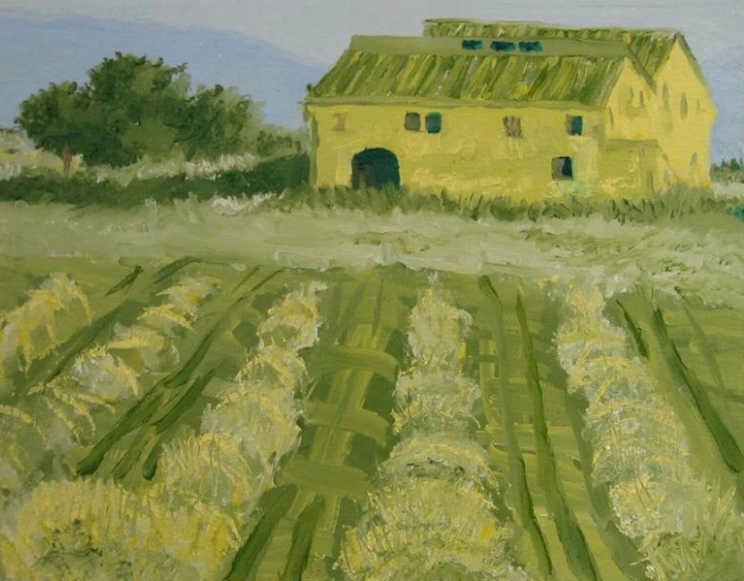 Farm House, 11” x 14”, oil on canvas, 2006