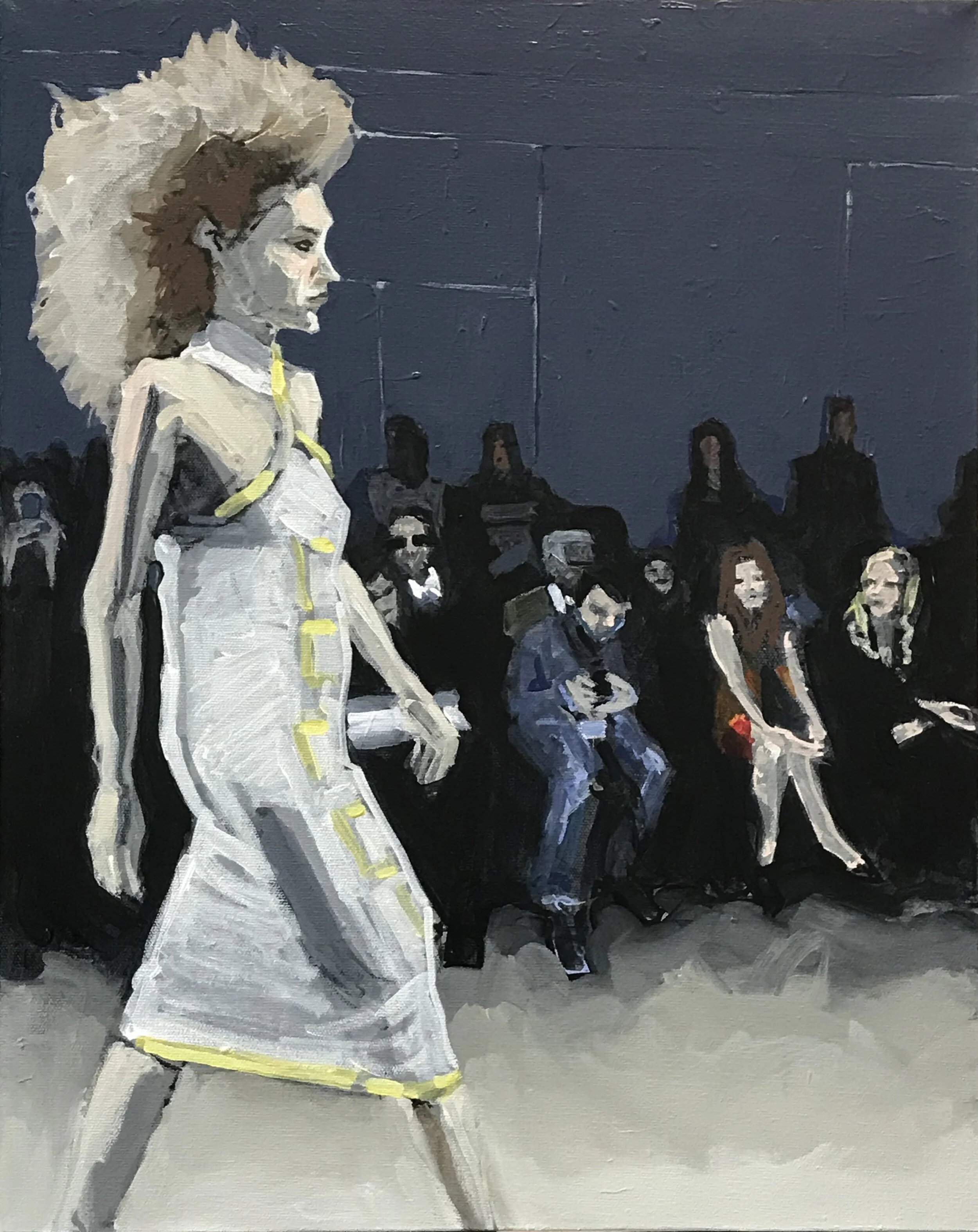 Suite: Fashion Show (1/7), 20” x 16”, acrylic on canvas, 2020