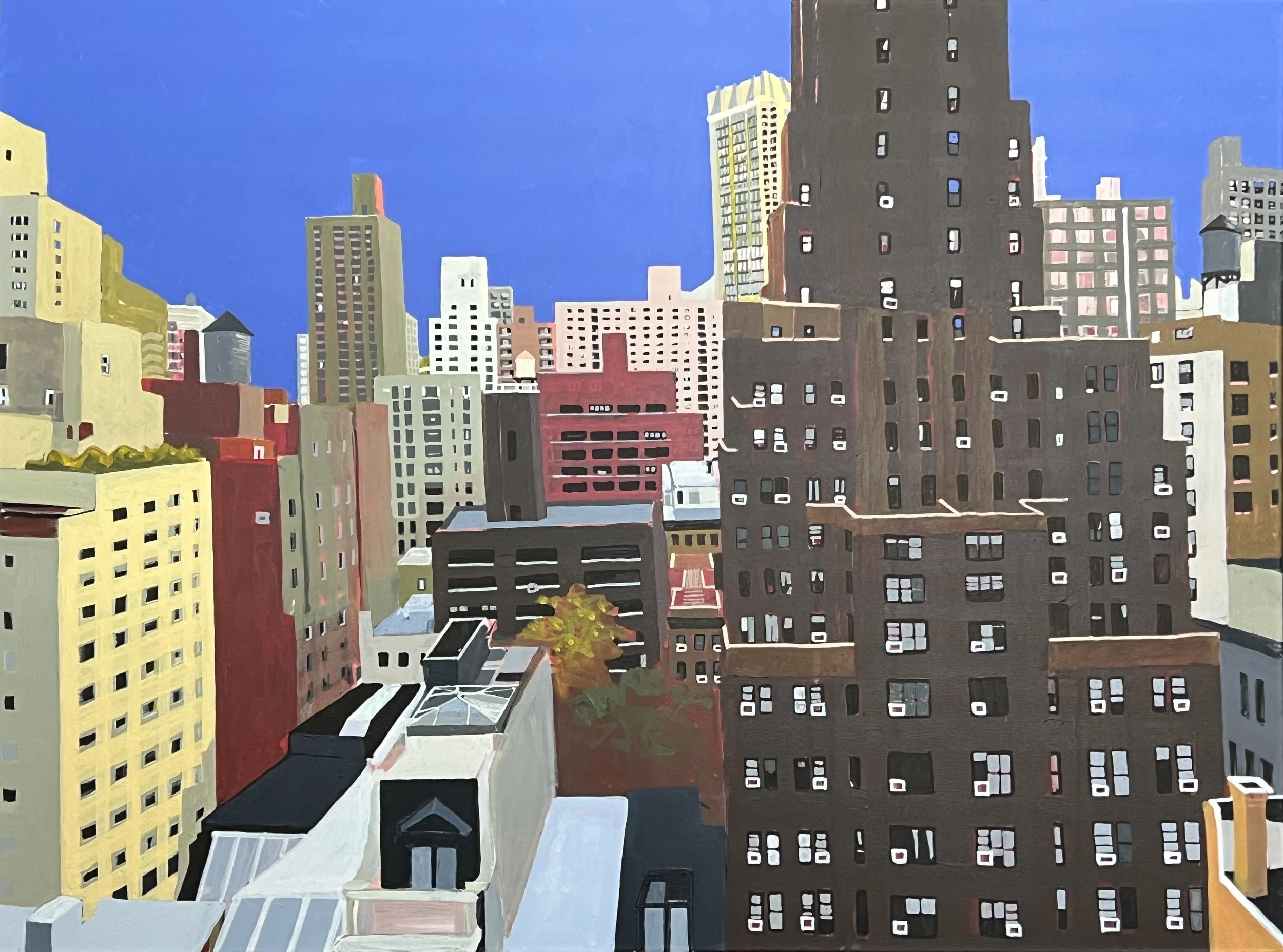 The City Before Us . 30” x 40” . acrylic on canvas . 2024