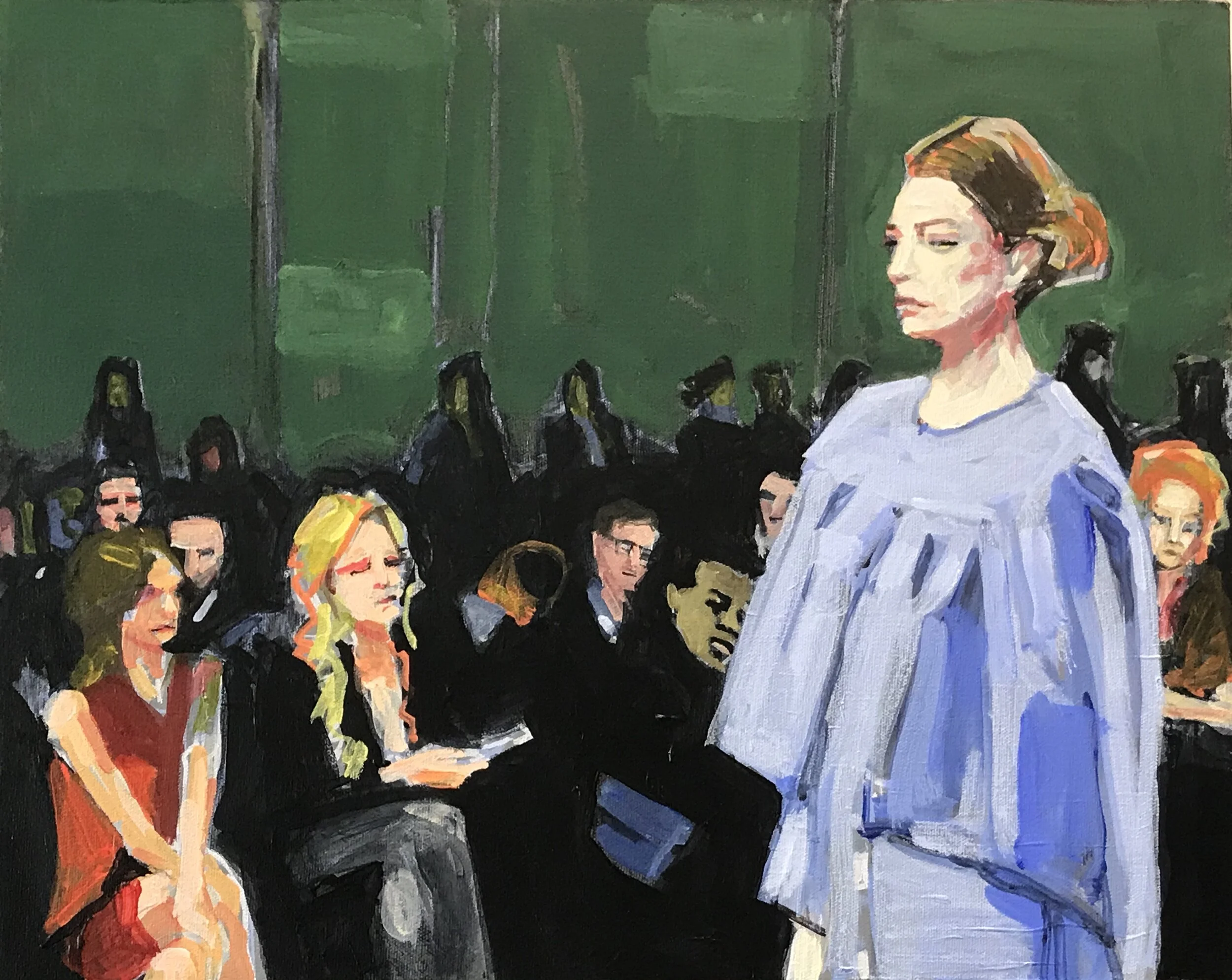 Suite: Fashion Show (7/7), 16” x 20”, acrylic on canvas, 2020