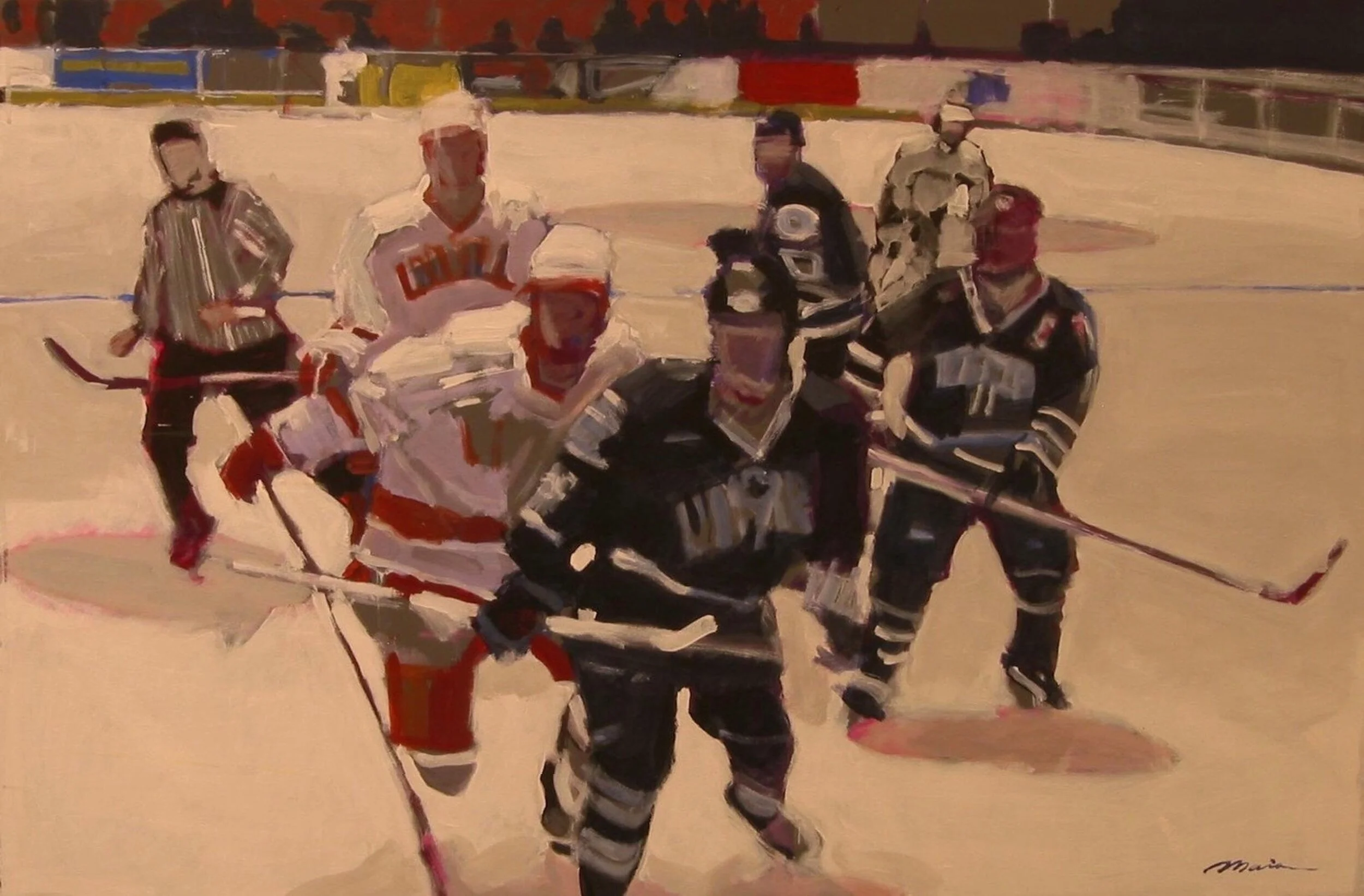 Unfinished Business, 24” x 36”, acrylic on canvas, 2011