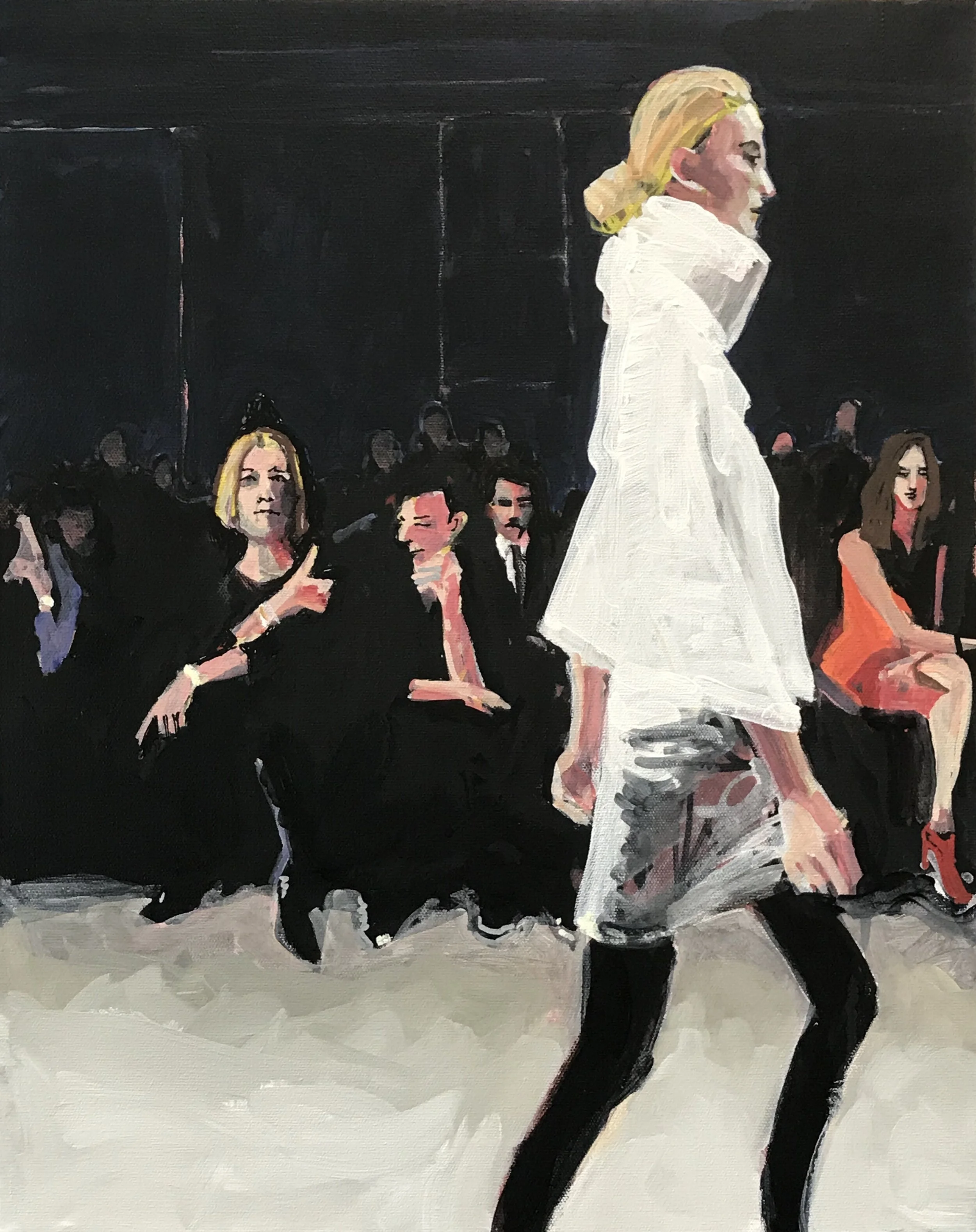 Suite: Fashion Show (2/7), 20” x 16”, acrylic on canvas, 2020