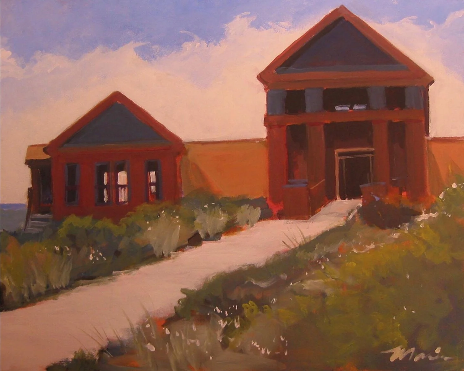 Lamoreaux Landing II, 24” x 30”, acrylic on canvas, 2008