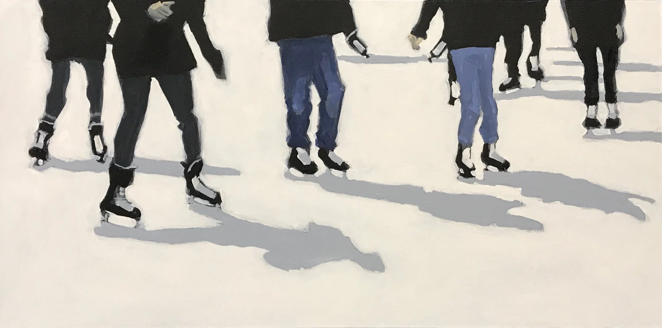 Big Skate, 24” x 48”, acrylic on canvas, 2019