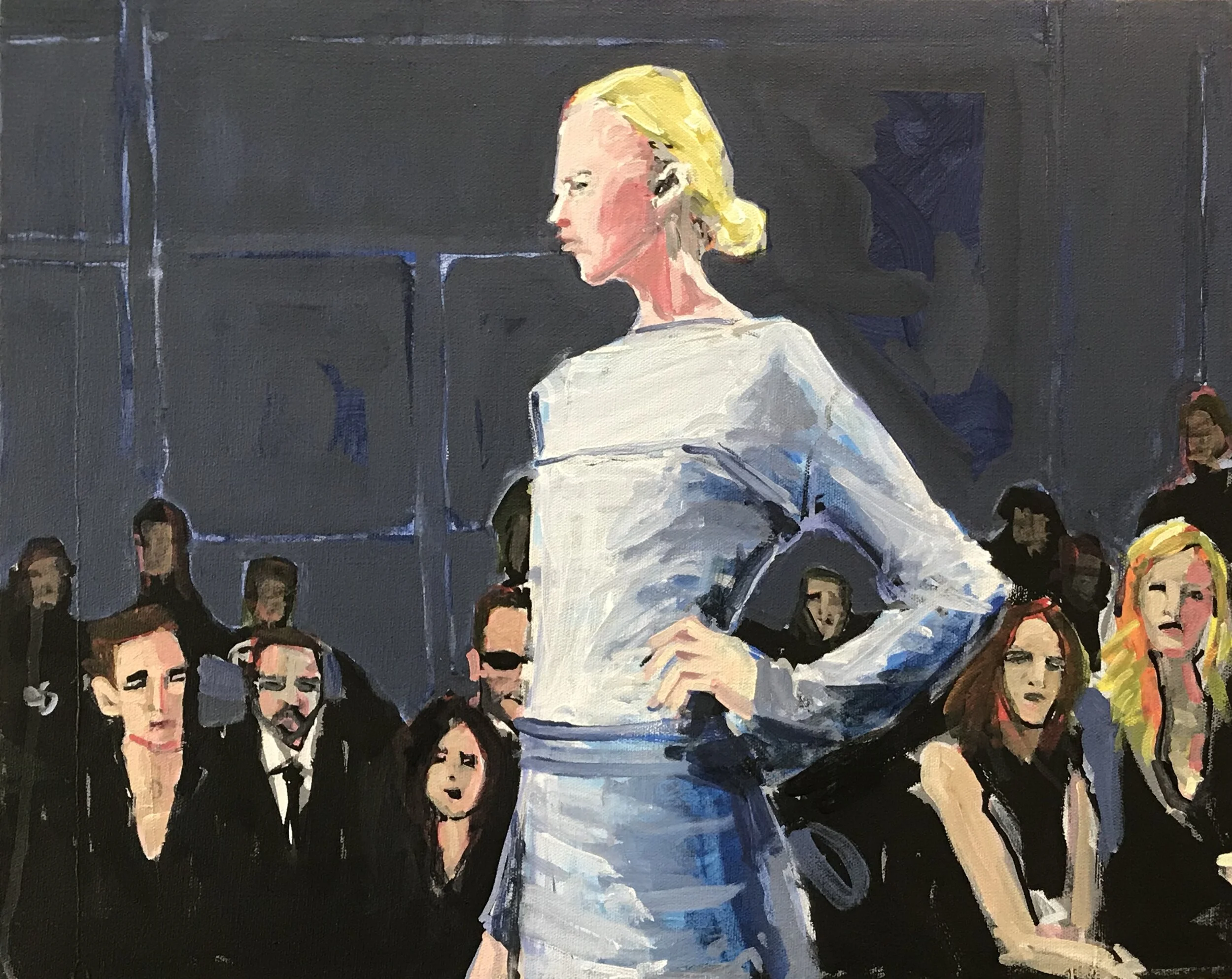 Suite: Fashion Show (6/7), 16” x 20”, acrylic on canvas, 2020