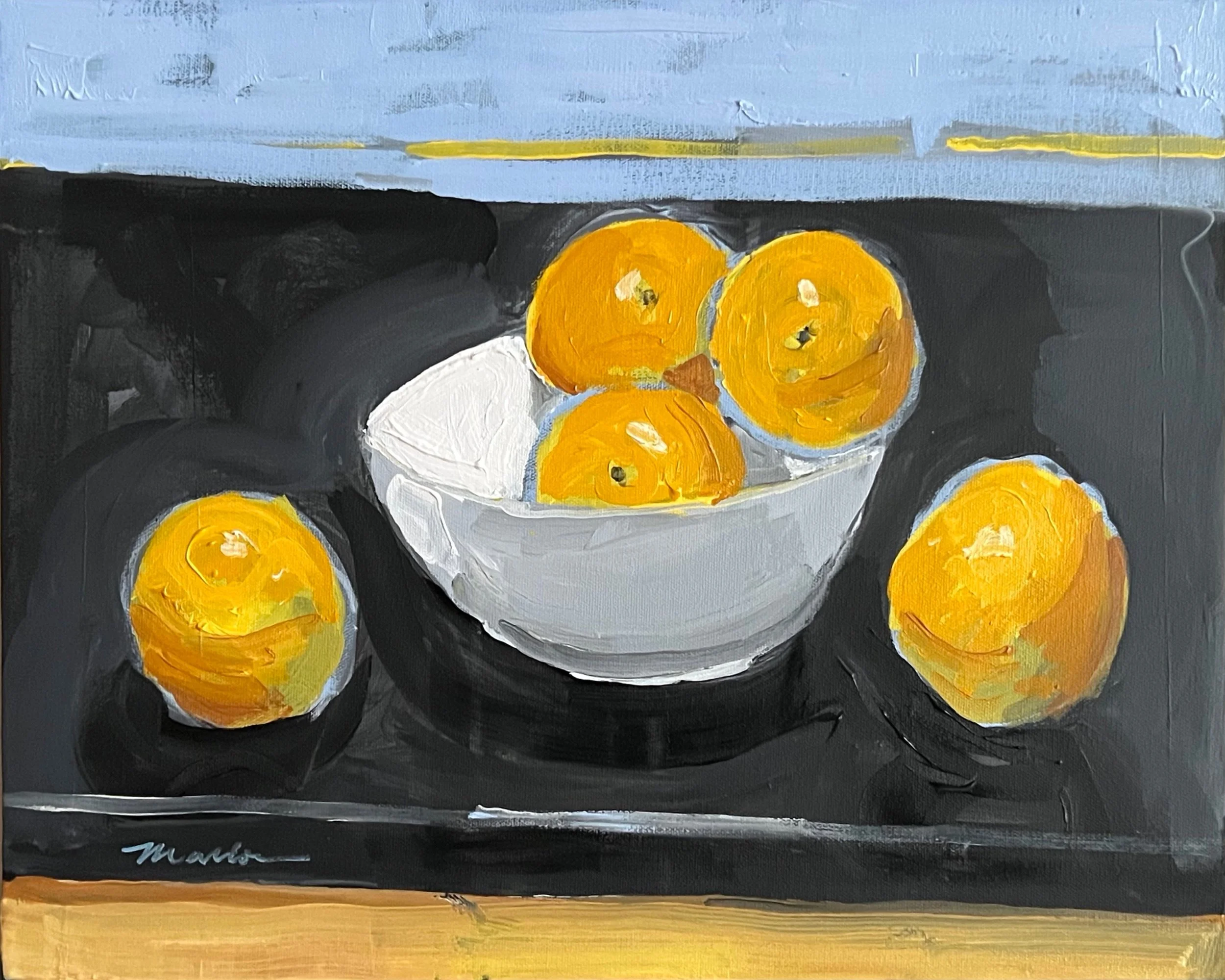 Winter Solstice, 16” x 20”, Acrylic on Canvas, 2022