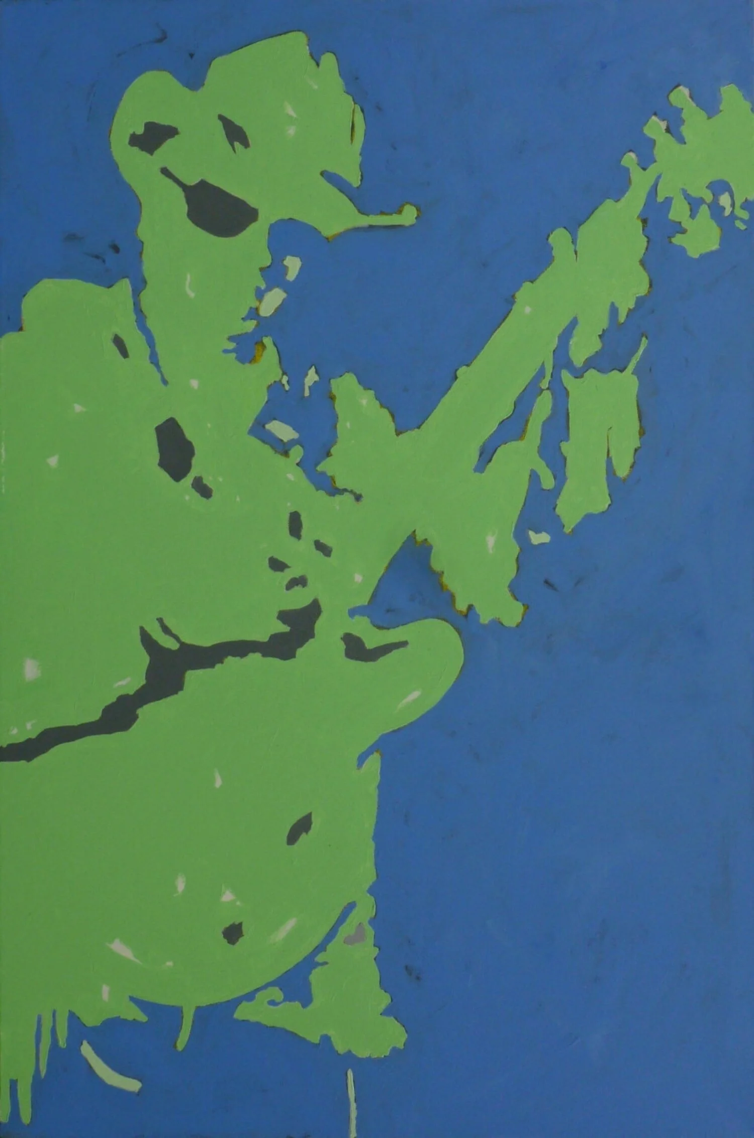 Guitar Man, 36” x 24”, oil on canvas, 2012