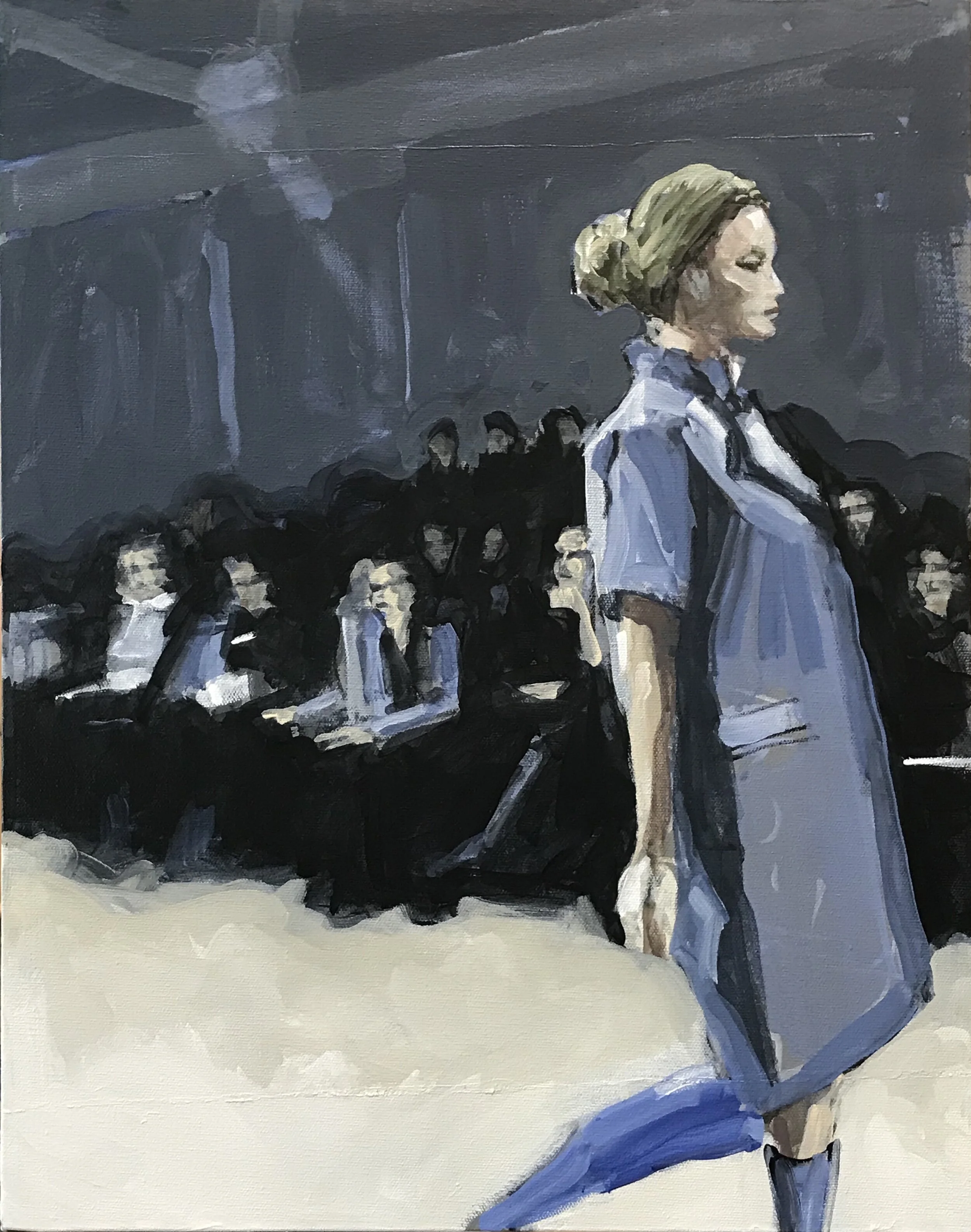 Suite: Fashion Show (3/7), 20” x 16”, acrylic on canvas, 2020