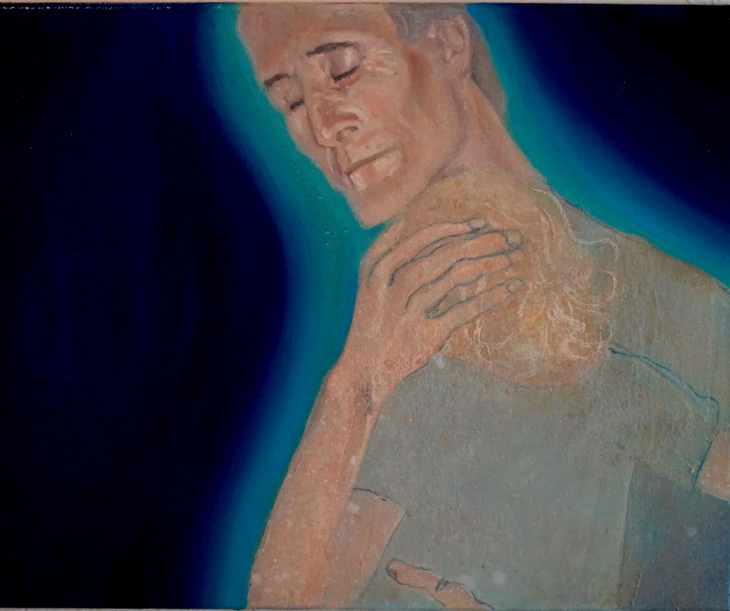 Mother 4, 2023 - 2025, oil, egg tempra on canvas - 20 x 16 in