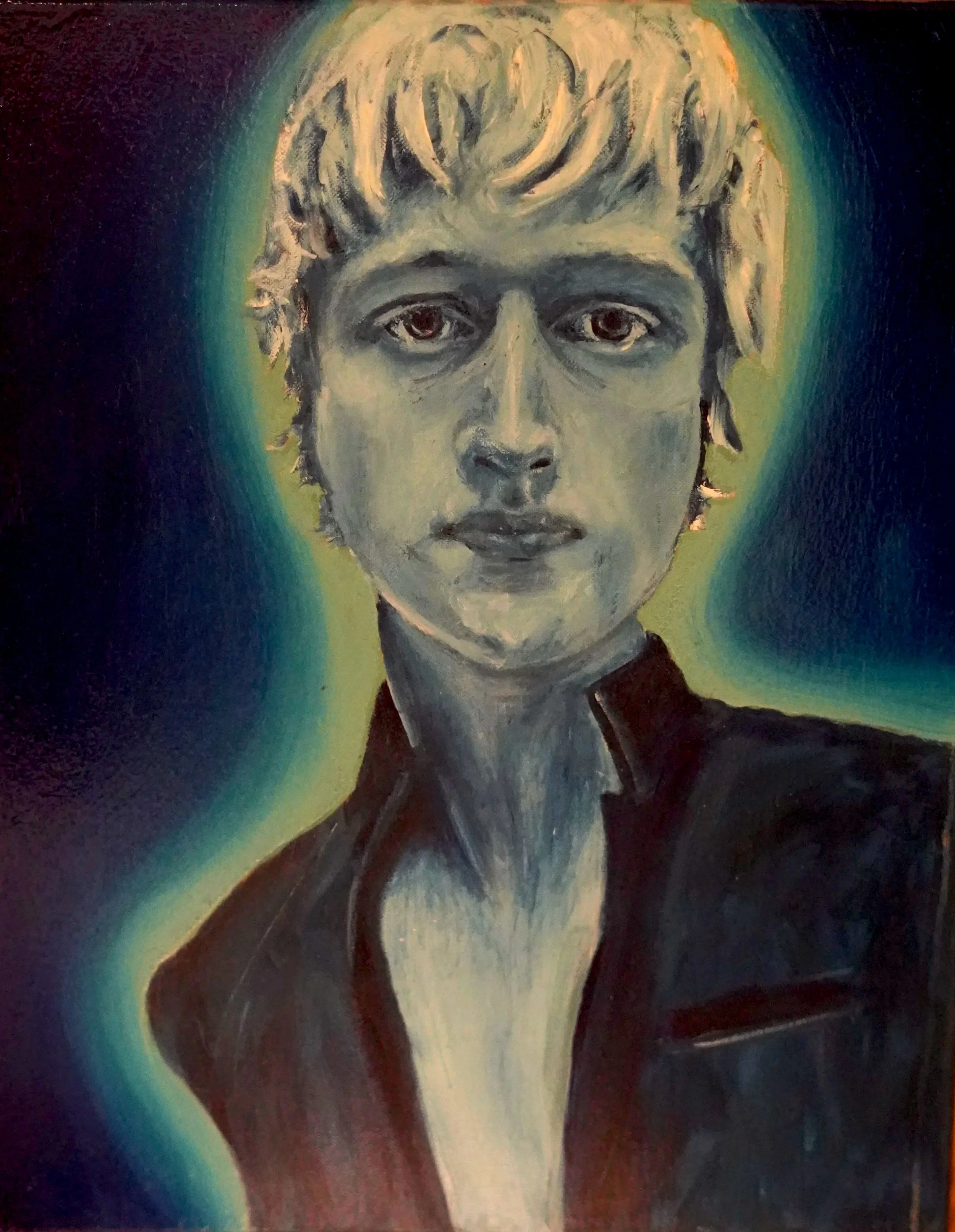 Arthur, 2021 - 2025, oil on wood - 20 x 16 in