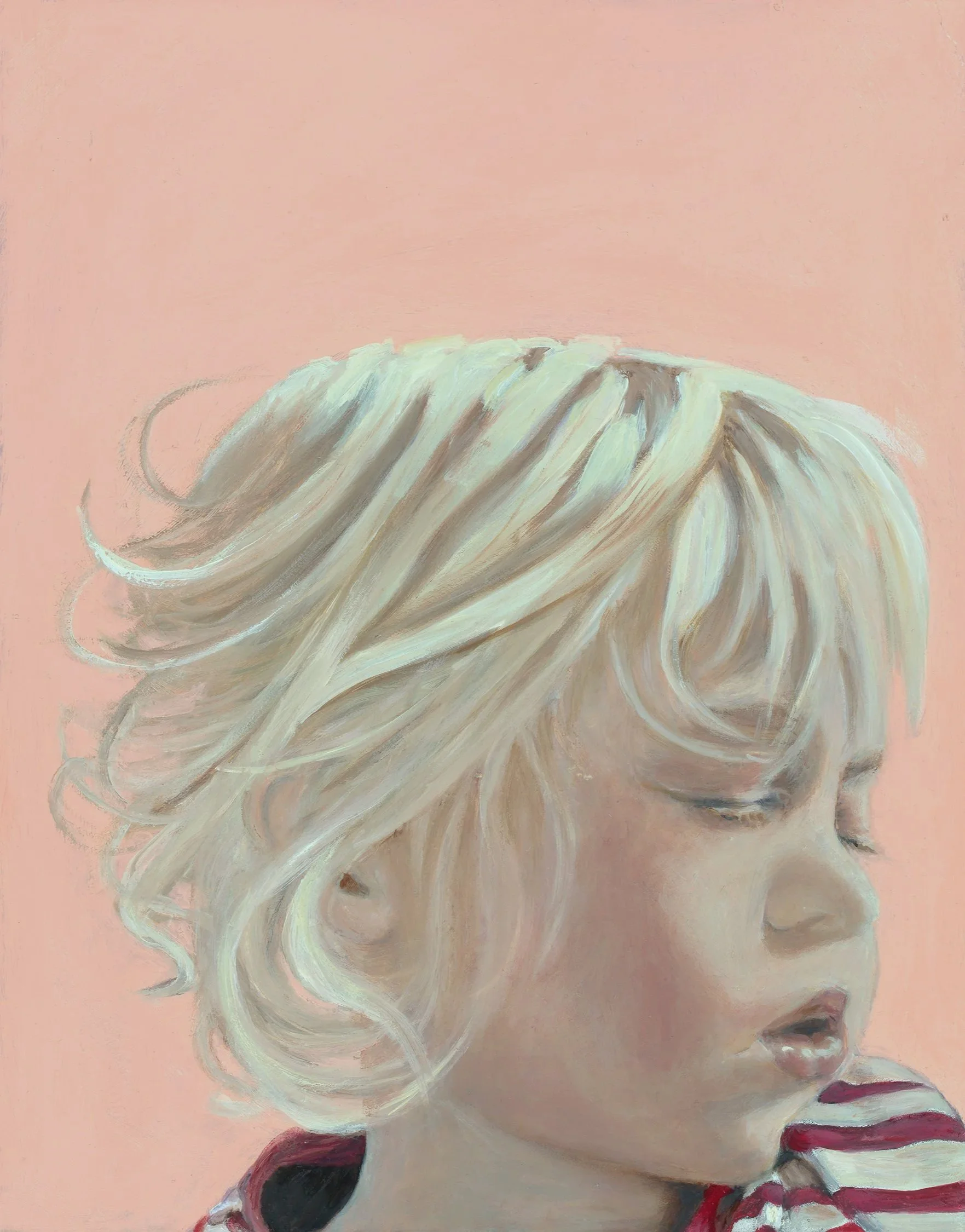 Commission, 2022, oil on wood - 12 x 11 in