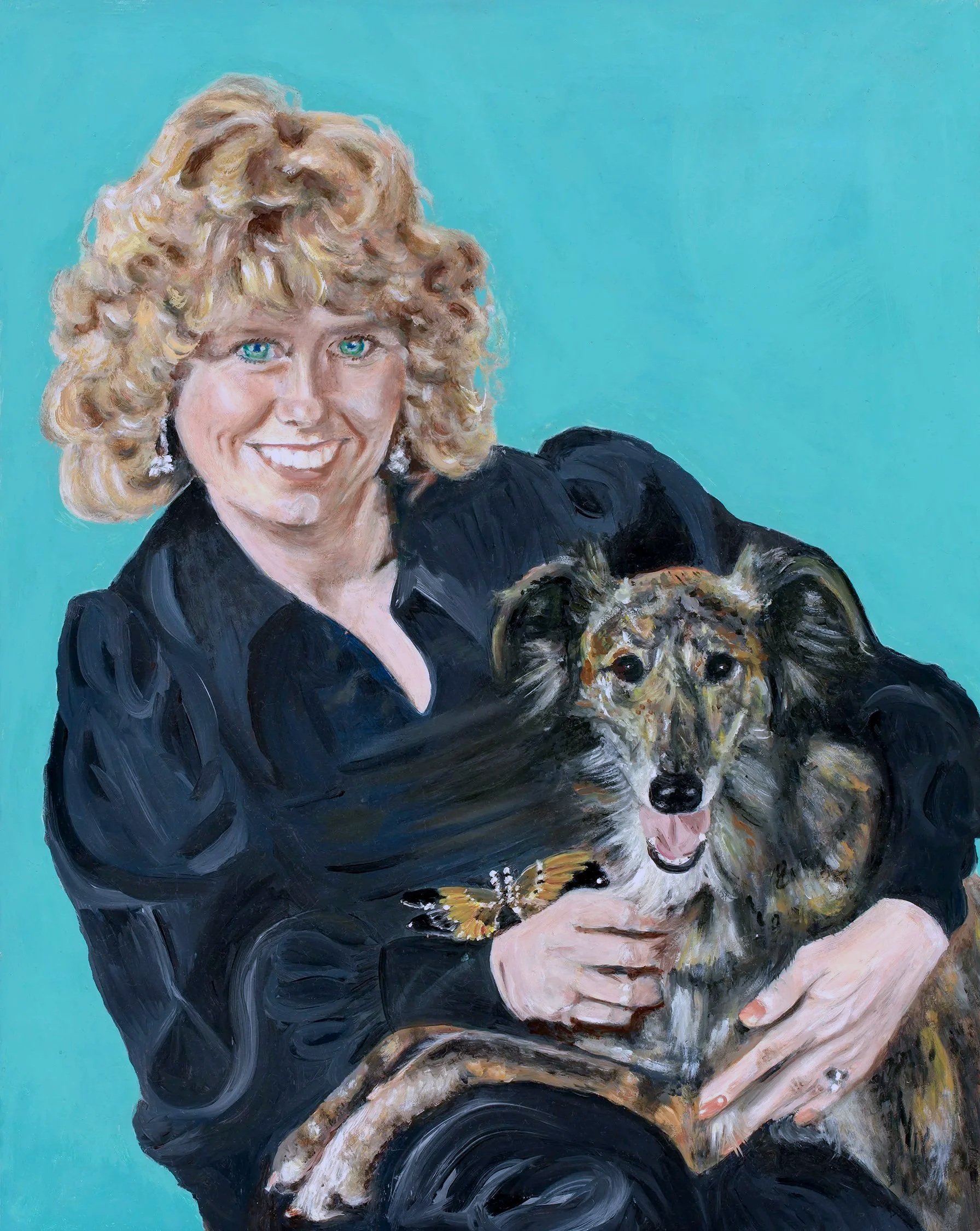 Commission, 2024, oil on wood - 20 x 16 in