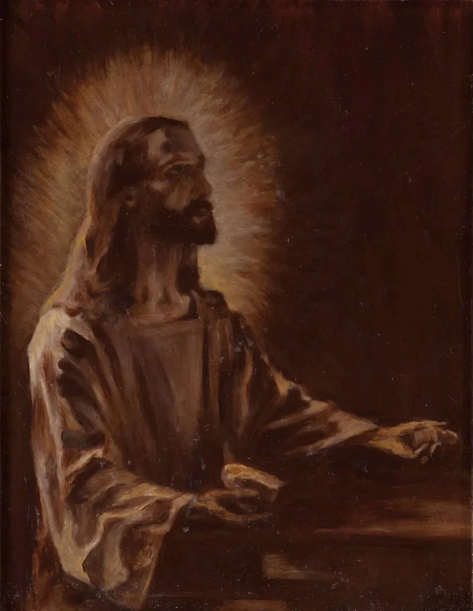 Copy of The Last Supper, 2003, oil on wood - 20 x 16 in 