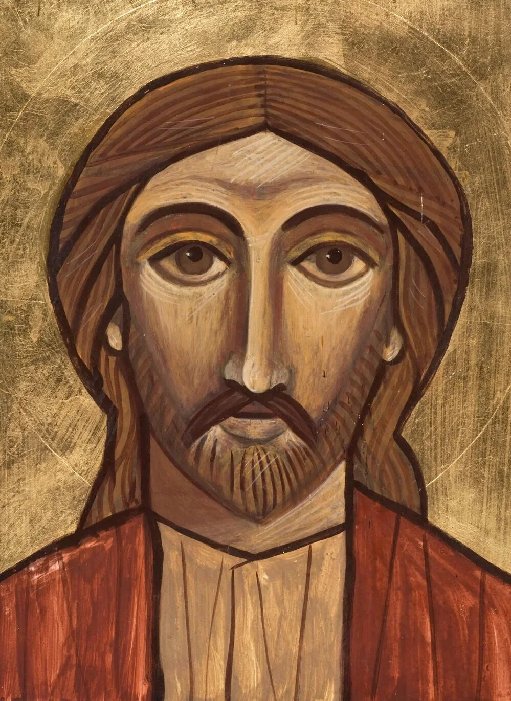 Coptic Icon, 1998, egg tempera and gold on wood - 10 x 8in