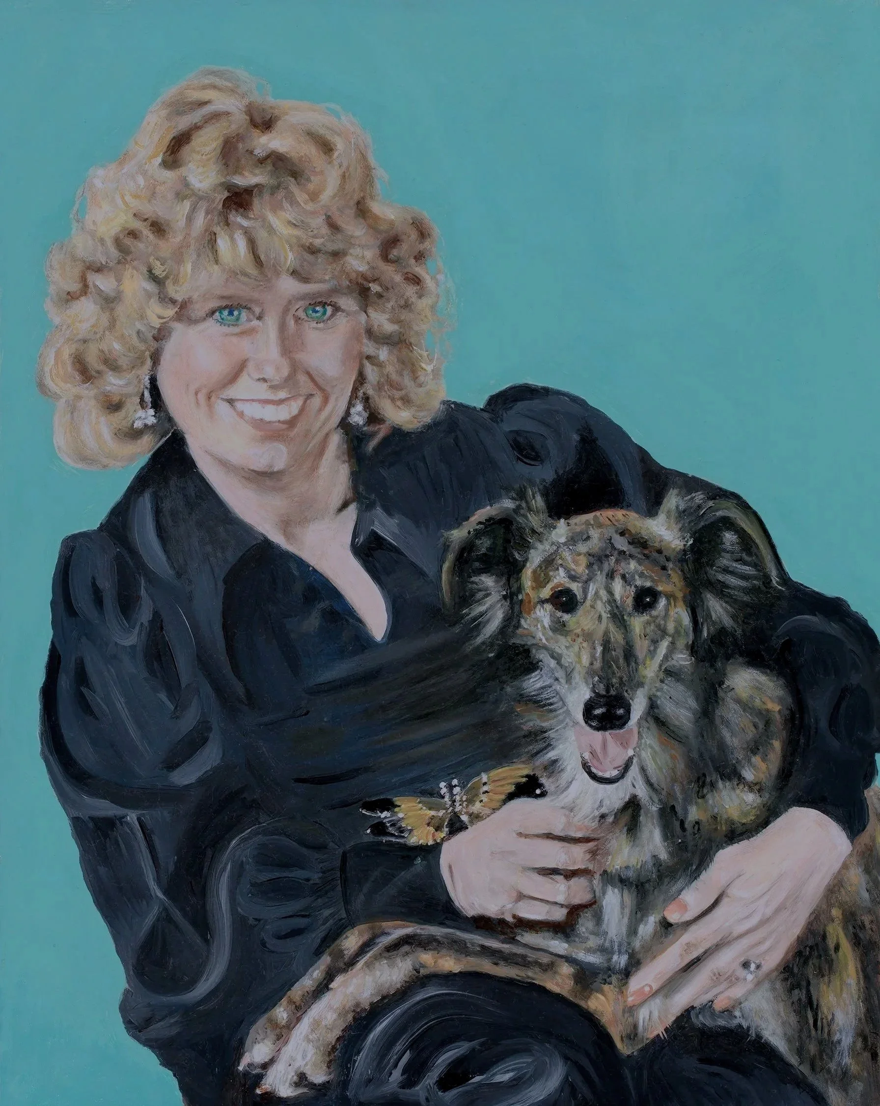 Commission, 2024, oil on wood - 20 x 16 in