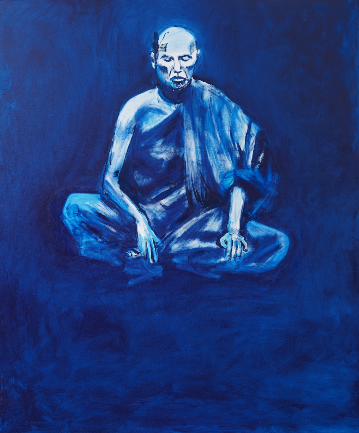 Bodhisattva 2, 2026, oil on wood - 72 x 60 in