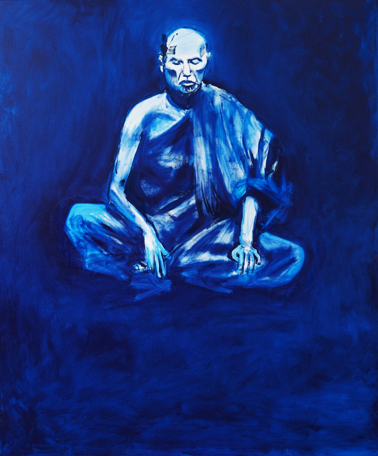 Bodhisattva 2, 2026, oil on wood - 72 x 60 in