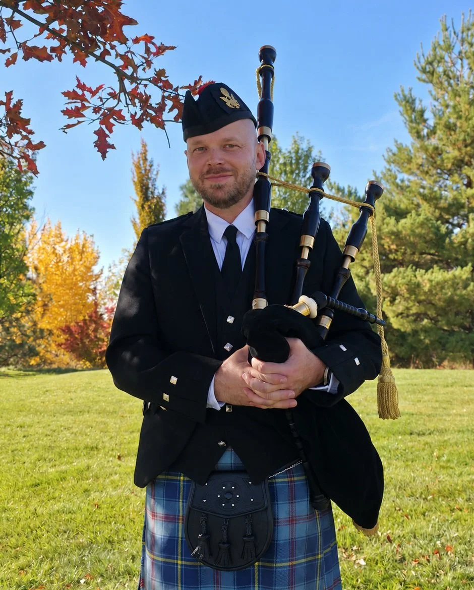 Boise, Idaho bagpiper Josh Agee
