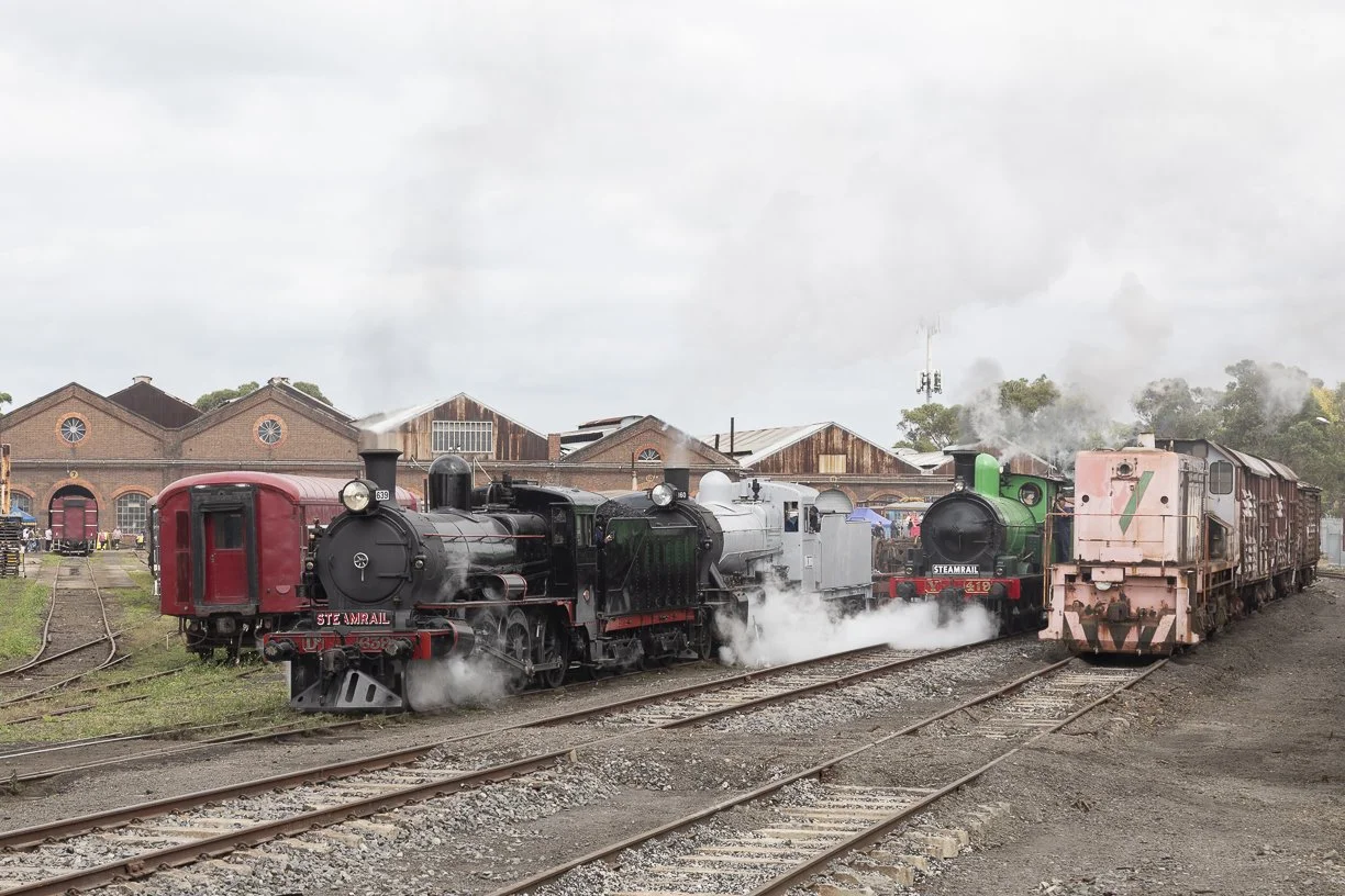 Scott Gould Railway A Life fine art photography train photography Steamrail open day 2026 Newport workshops
