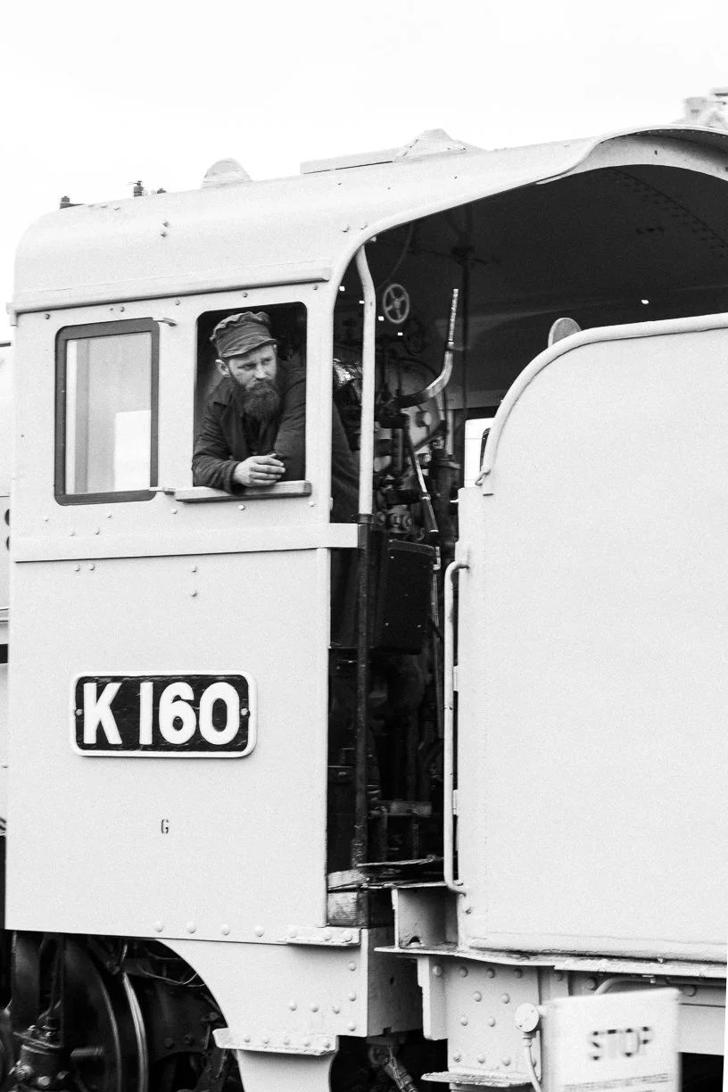 Scott Gould Railway A Life fine art photography train photography Steamrail open day 2026 Newport workshops