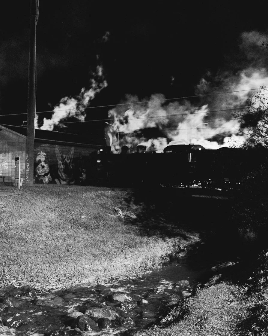 black and white railway photography fine art photo taken by Scott Gould A Railway Life fine art photography train photo