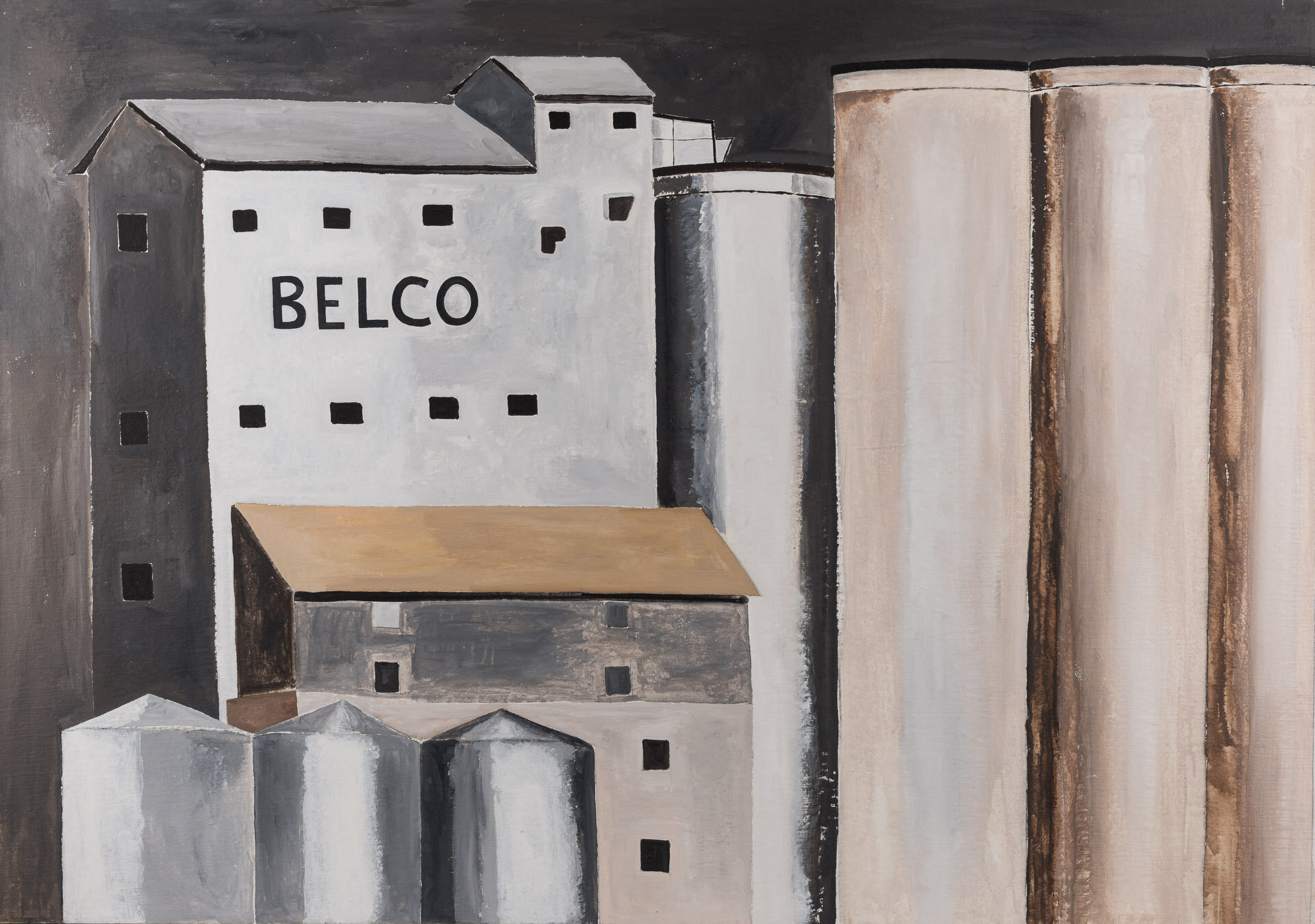 Industrial Belco, 1970
Acrylic on canvas
47 3/4" x 66 7/8" Framed
$1,400.00
Please contact artist for terms of sale.