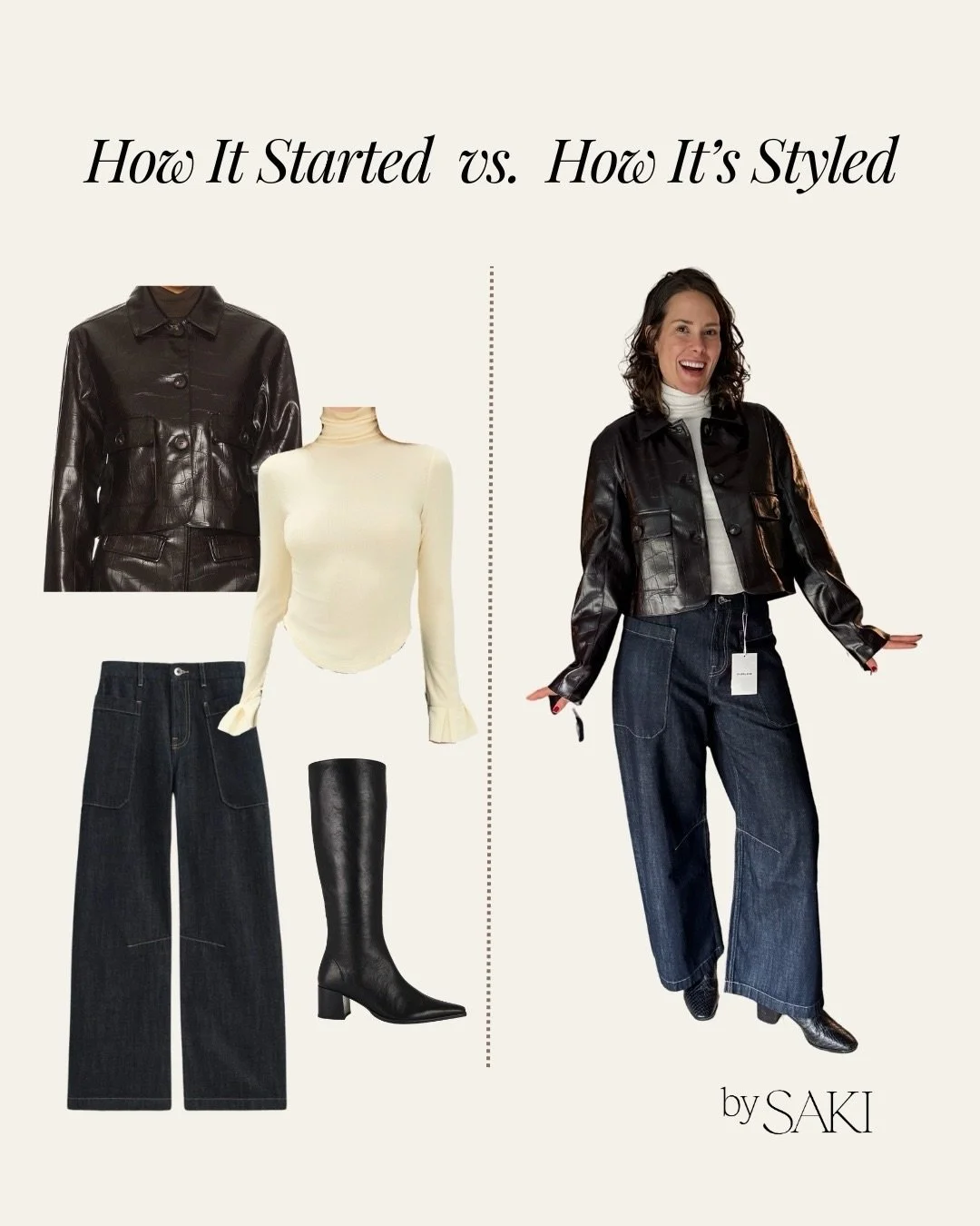 My job is to take the guess work of how something looks on the rack, online, on another model to how it will look on YOU 💖