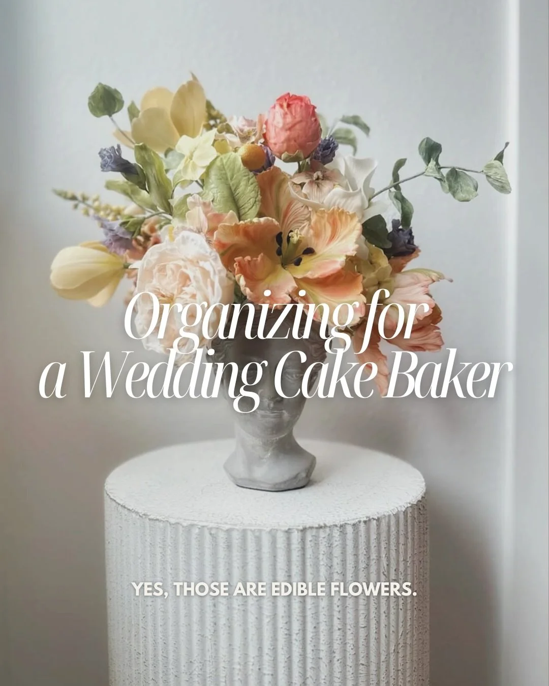 Friend, client, artist, and Hawaiʻi girl @alewabakeshop 🍰🌹🌷🪻

Seeing these edible flowers IRL is another level!!! Thank you Lisa for trusting us with your sacred workspace. 💖