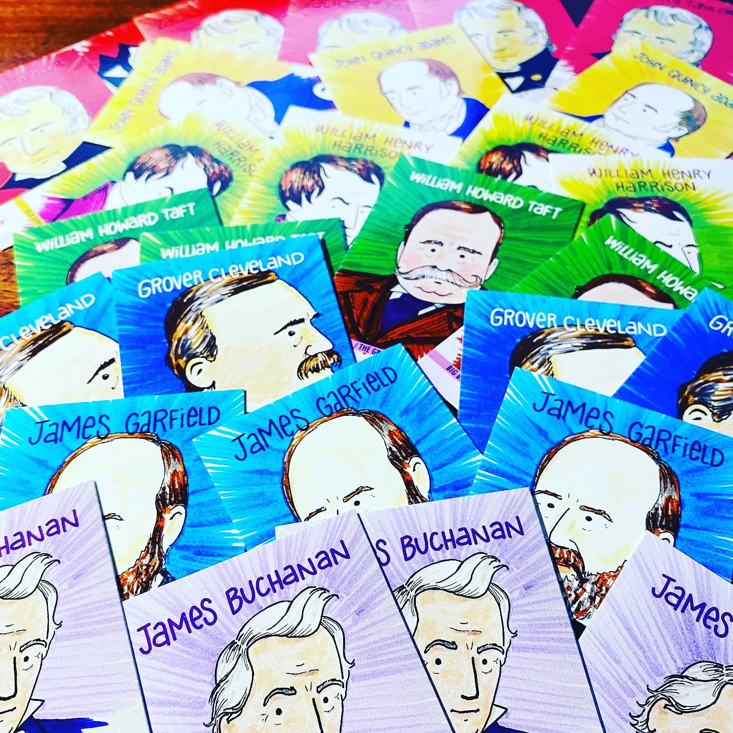 Presidential trading cards