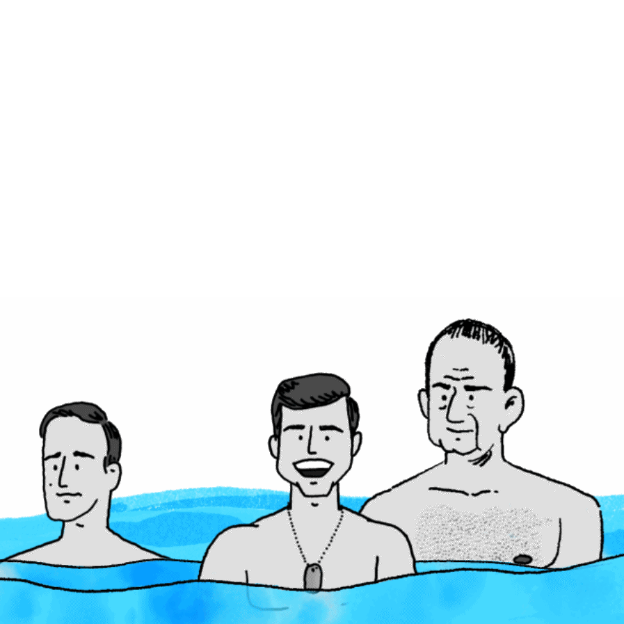 Skinny-dipping presidents