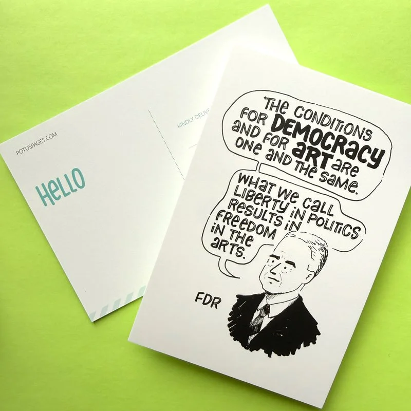 Franklin D. Roosevelt postcards