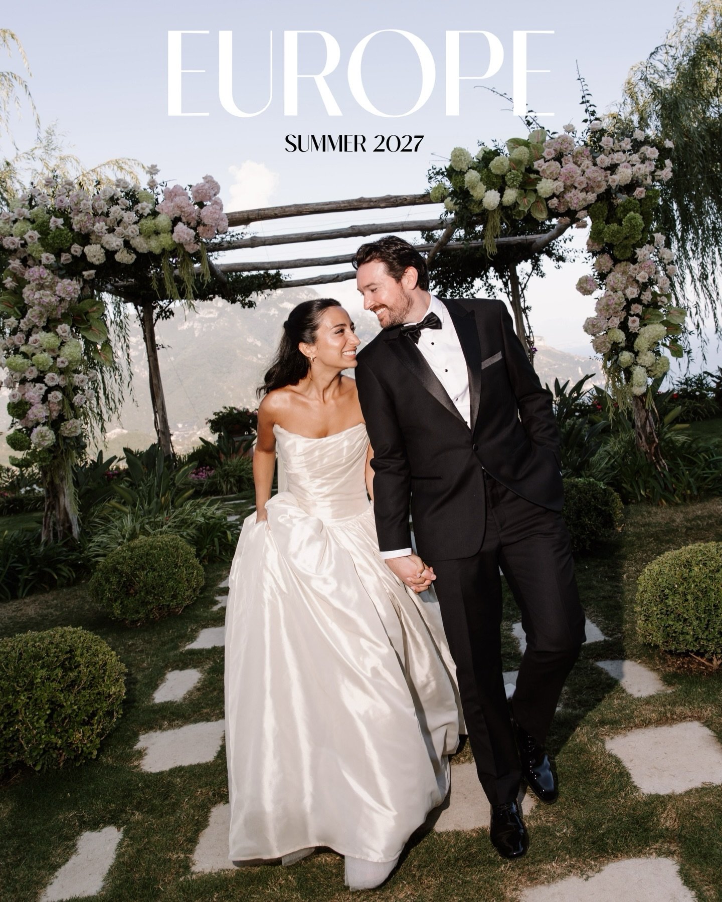 We&rsquo;re now officially booking Europe 2027 / May-July. 
Photography &amp; cinematography &mdash; enquire via website 💌

#europeweddingphotographer #europe2027wedding
#italyweddingphotographer #destinationweddingphotographer #destinationweddingvi