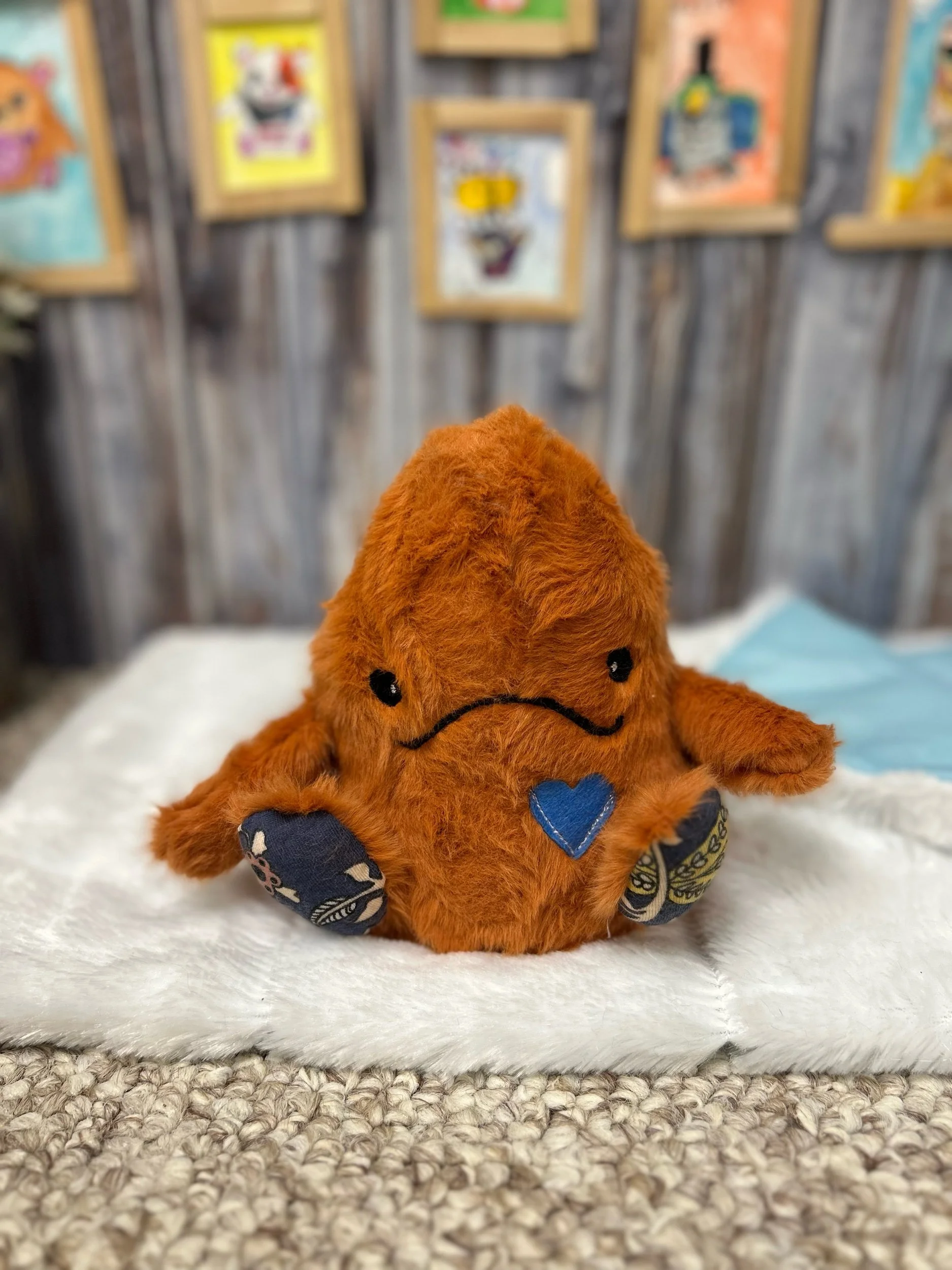 George the fur drop Mini Worry Friend