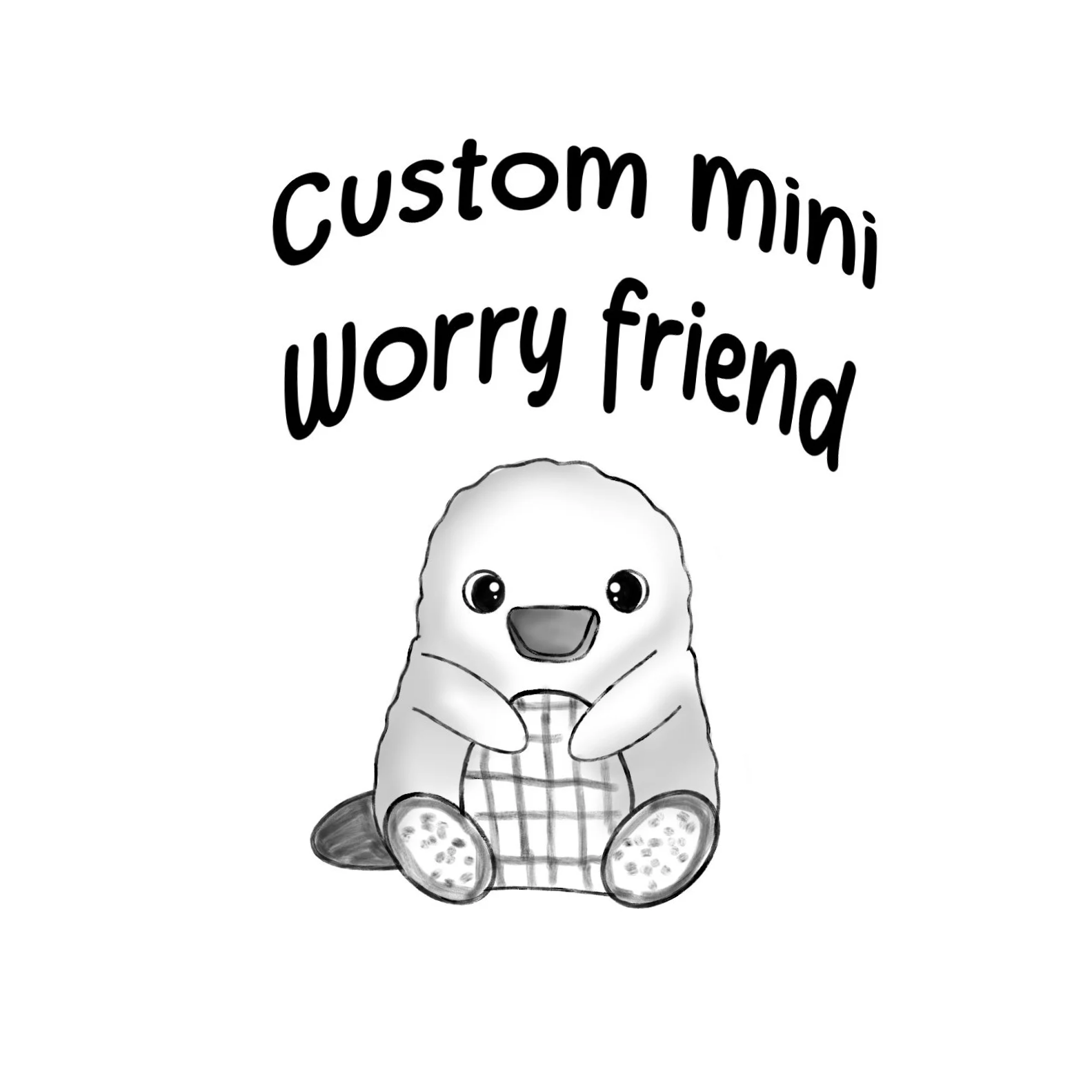 Custom mini Worry friend