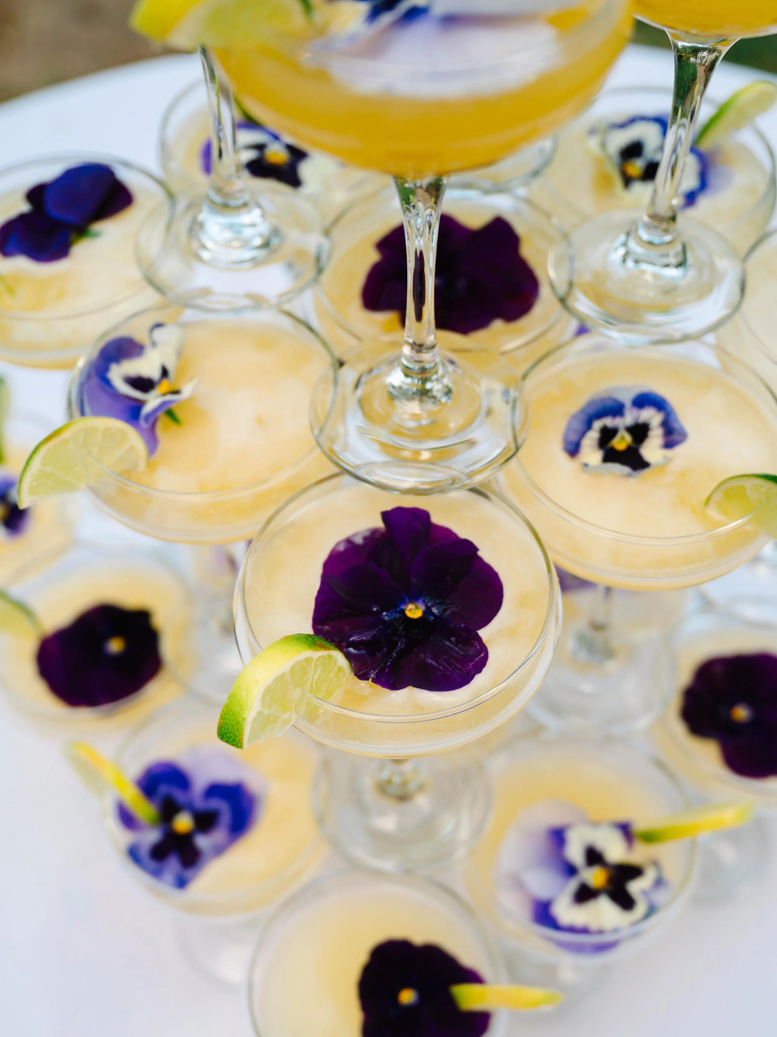 Margarita towers are always a yes - especially one this pretty 🌼

Venue: @mayhurstestate 
Catering: @thelocalcatering
Officiant: @sacred_celebrations_Ic
Hair + Makeup: @bridesbybriana
Photography: @rachaelmattiophotography
Videography: @happyhavenst