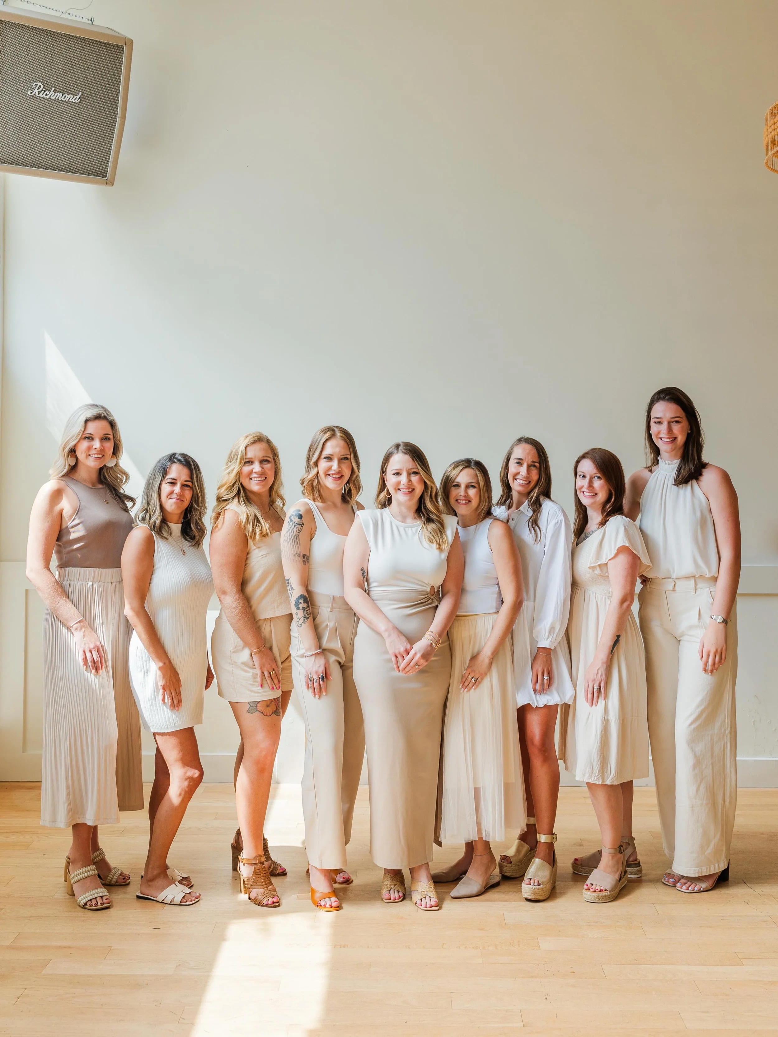 Meet our team 🫶🏼

Each member of our team brings unique talents, experience, and a shared commitment to making your wedding day seamless from start to finish. We genuinely care about you, your vision, and creating an unforgettable experience for yo